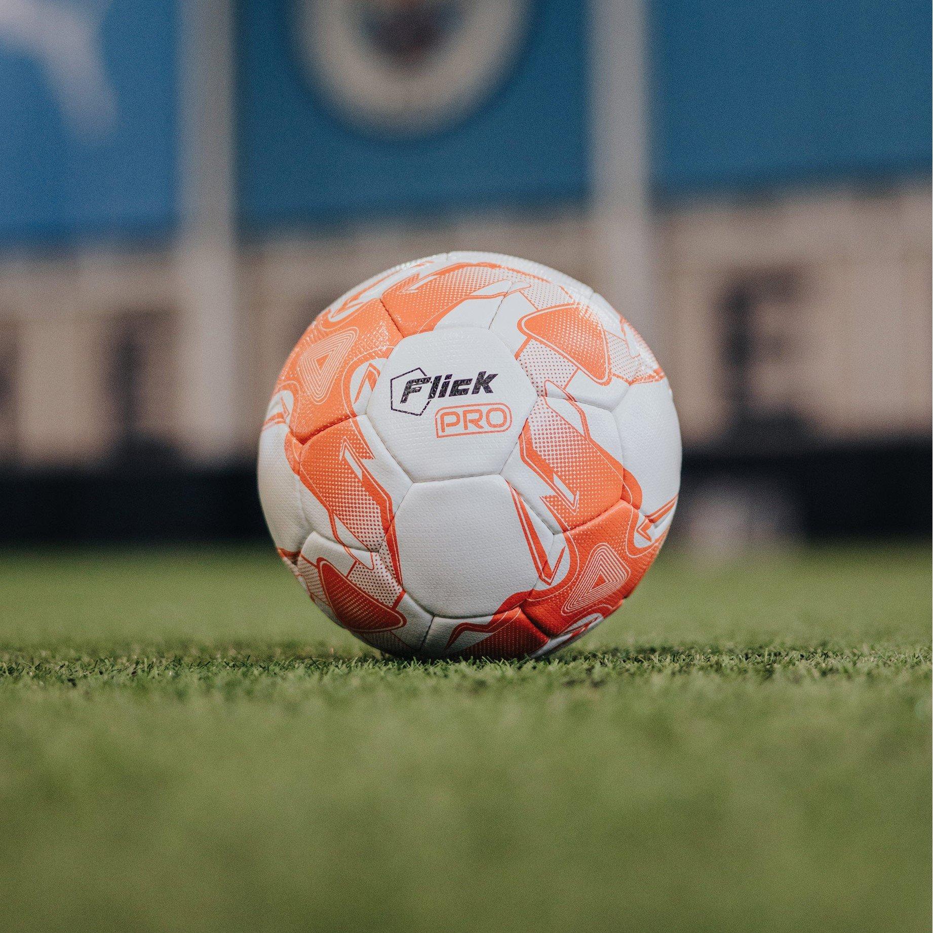 Black & Orange - Football Flick - PRO 90 Match Ball - 3