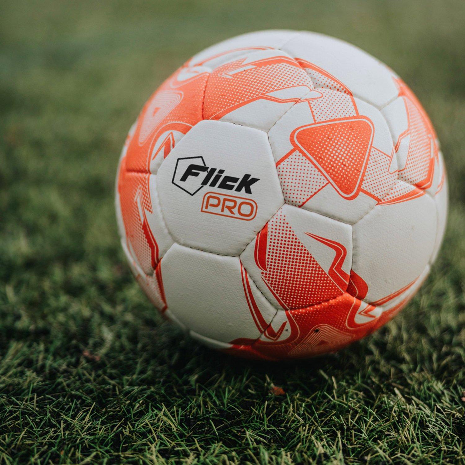Black & Orange - Football Flick - PRO 90 Match Ball - 4
