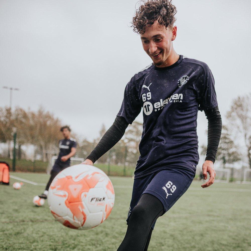 Black & Orange - Football Flick - PRO 90 Match Ball - 5