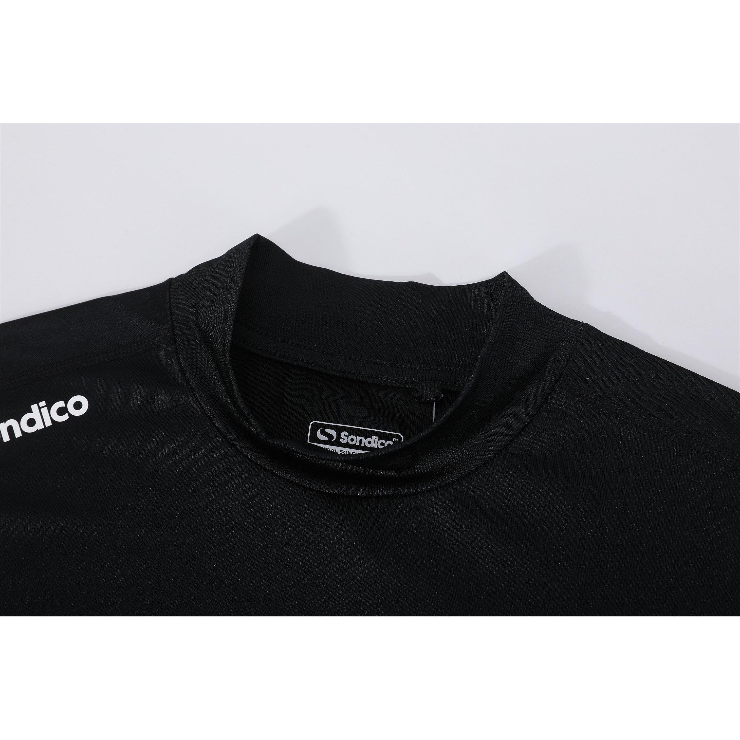 Zwart - Sondico - Base Mock Neck Mens - 6