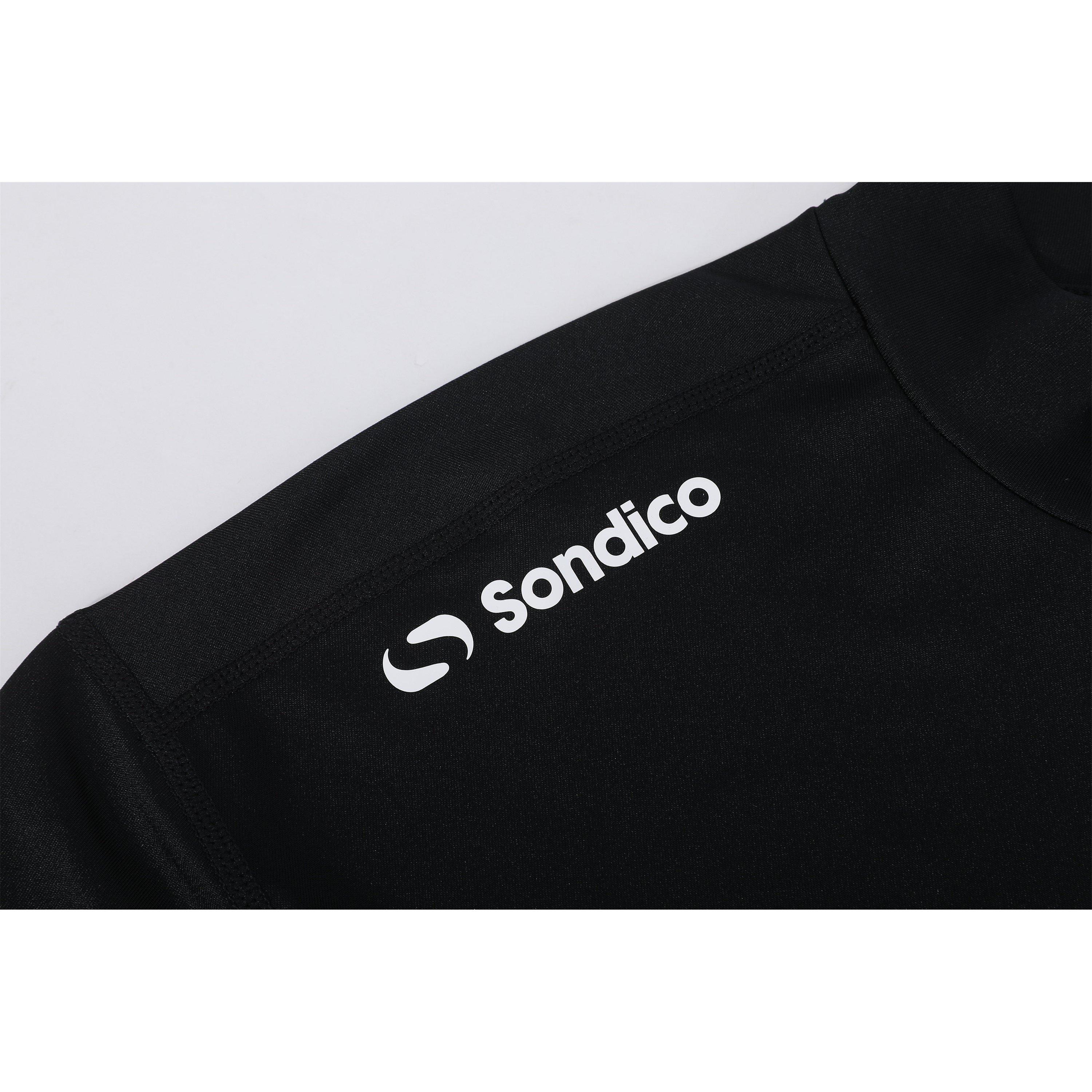 Zwart - Sondico - Base Mock Neck Mens - 3