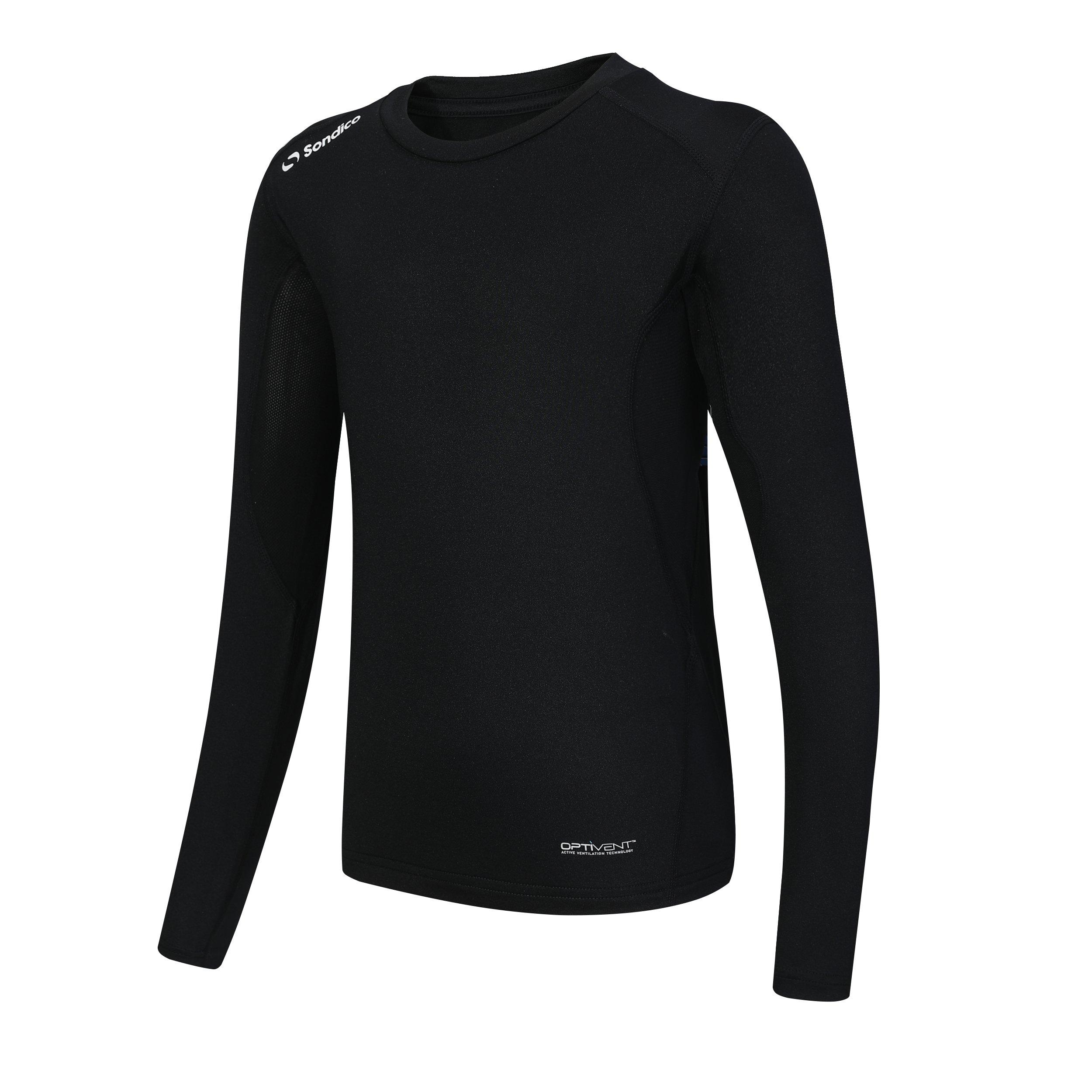 Black - Sondico - Long Sleeved Core Base Layer Junior - 3