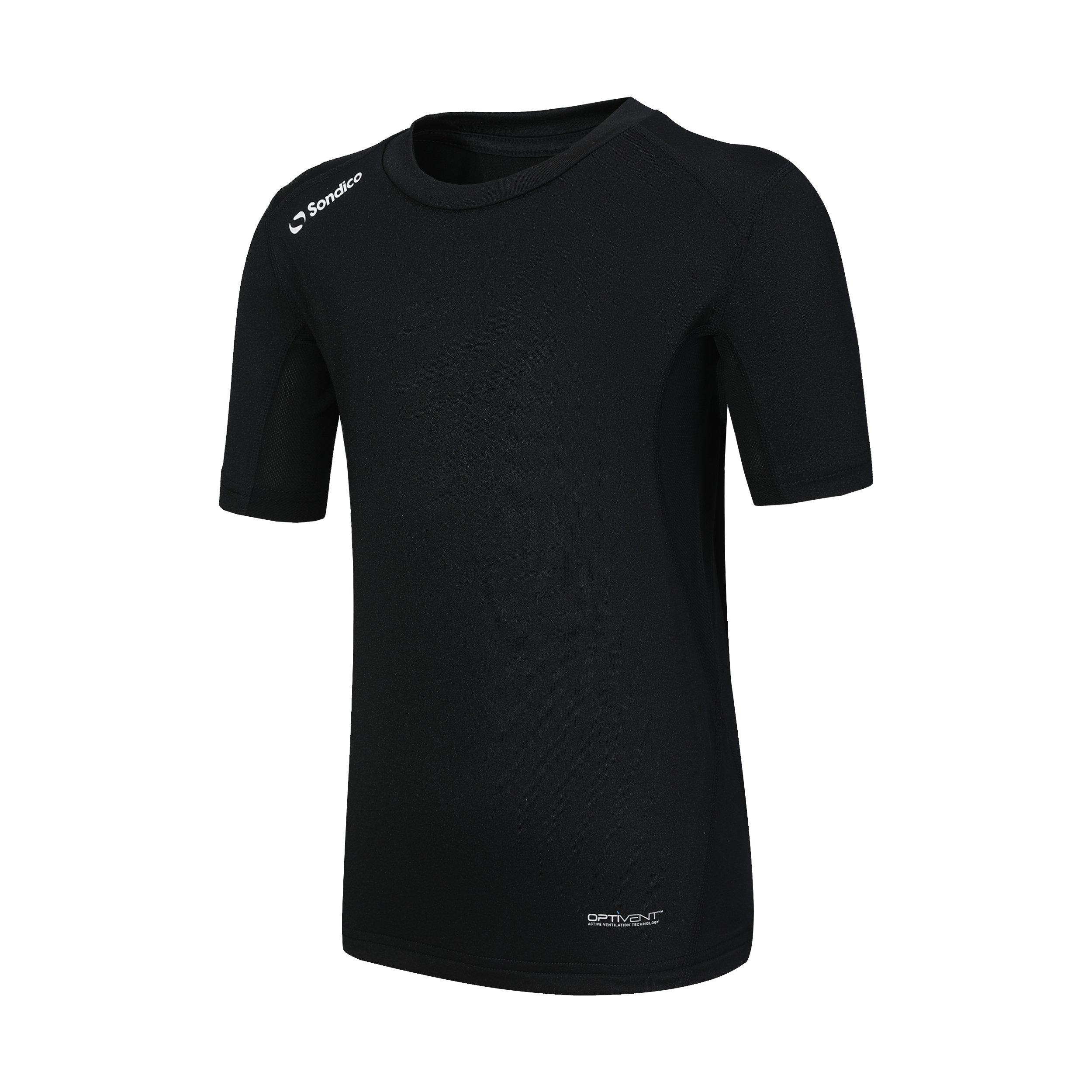 Schwarz - Sondico - Core Baselayer Short Sleeves Juniors - 3