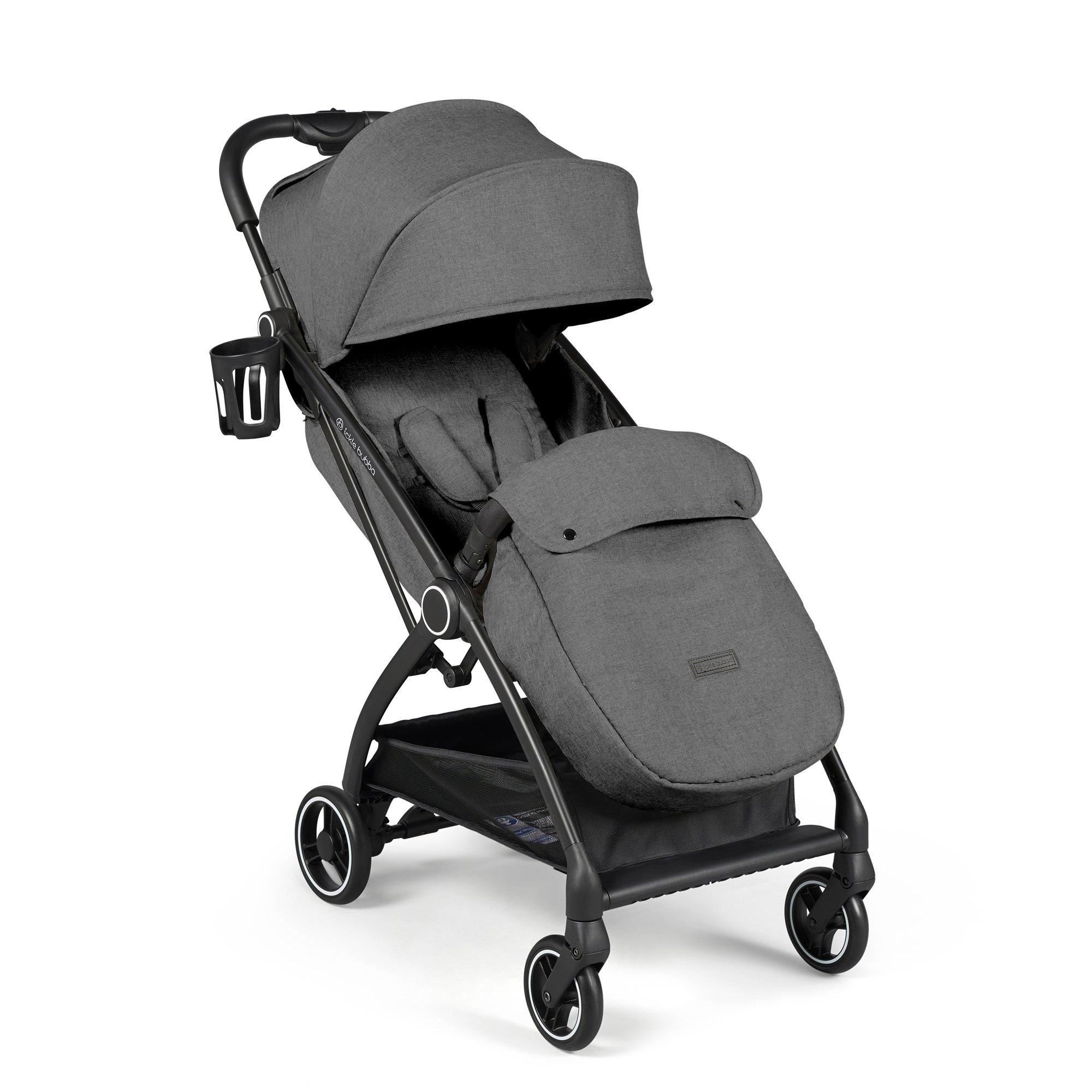 Graphite Grey - Ickle Bubba - Aries Autofold Stroller - Max - 1