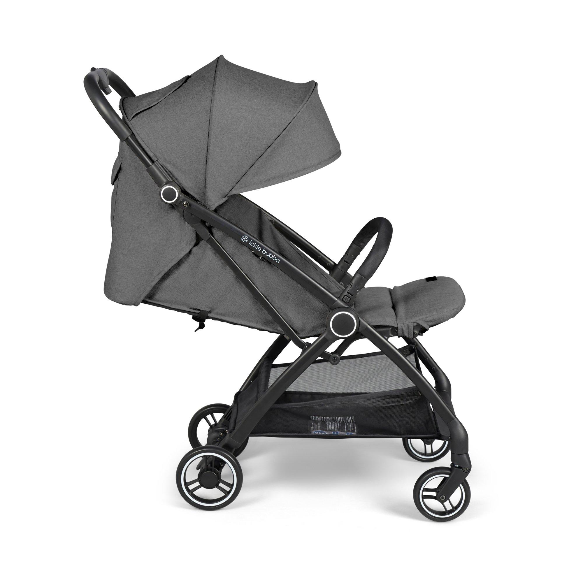 Graphite Grey - Ickle Bubba - Aries Autofold Stroller - Max - 6