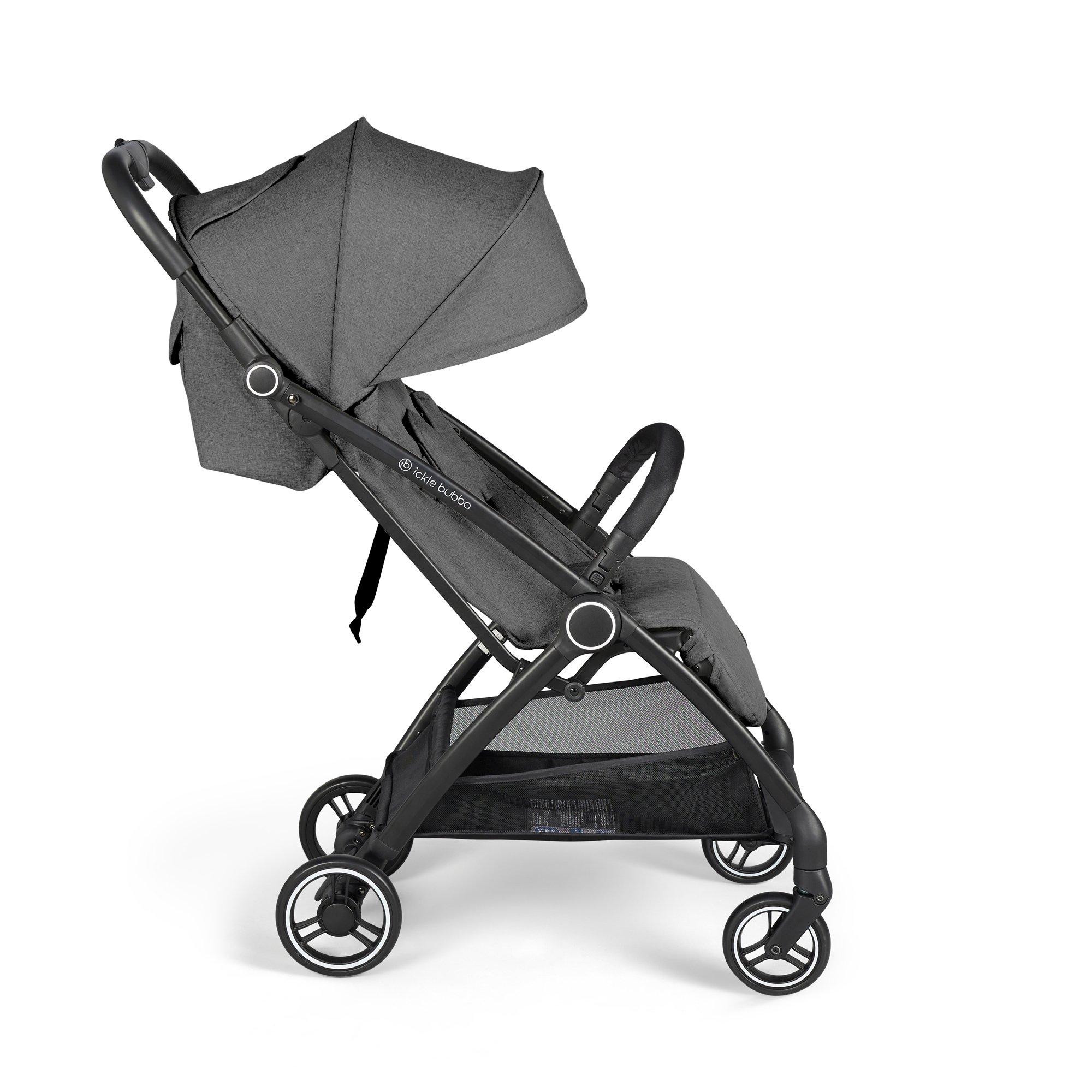 Graphite Grey - Ickle Bubba - Aries Autofold Stroller - Max - 7