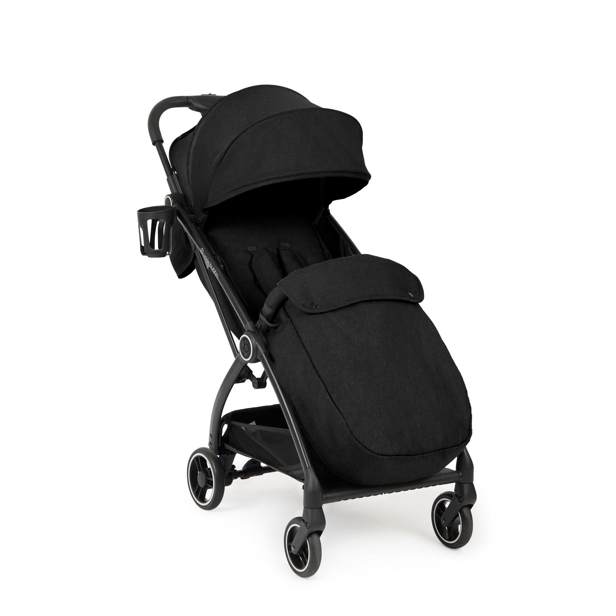 Ickle Bubba Newborn Aries Autofold Stroller - Max - Black - one