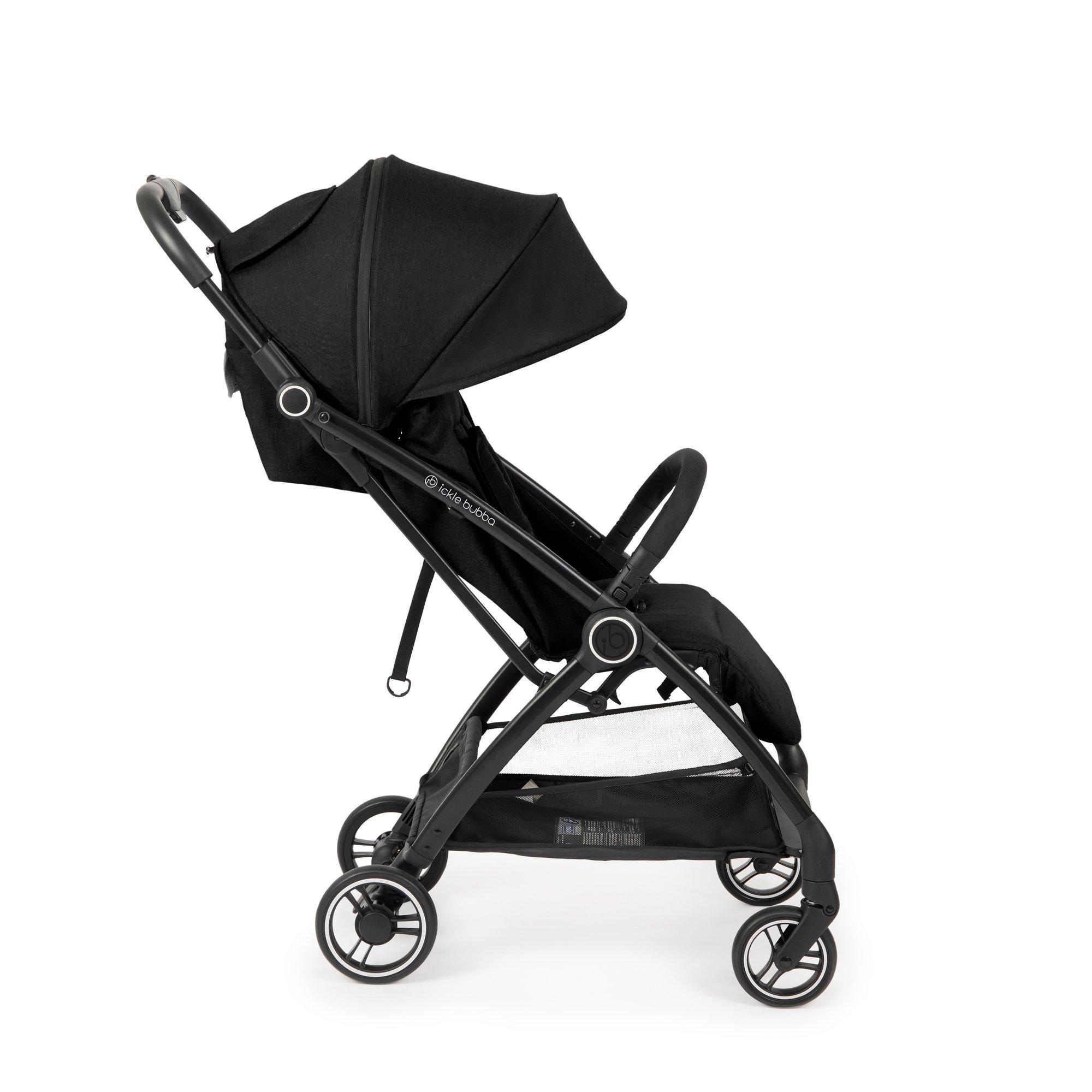 Black - Ickle Bubba - Aries Autofold Stroller - Prime - 4