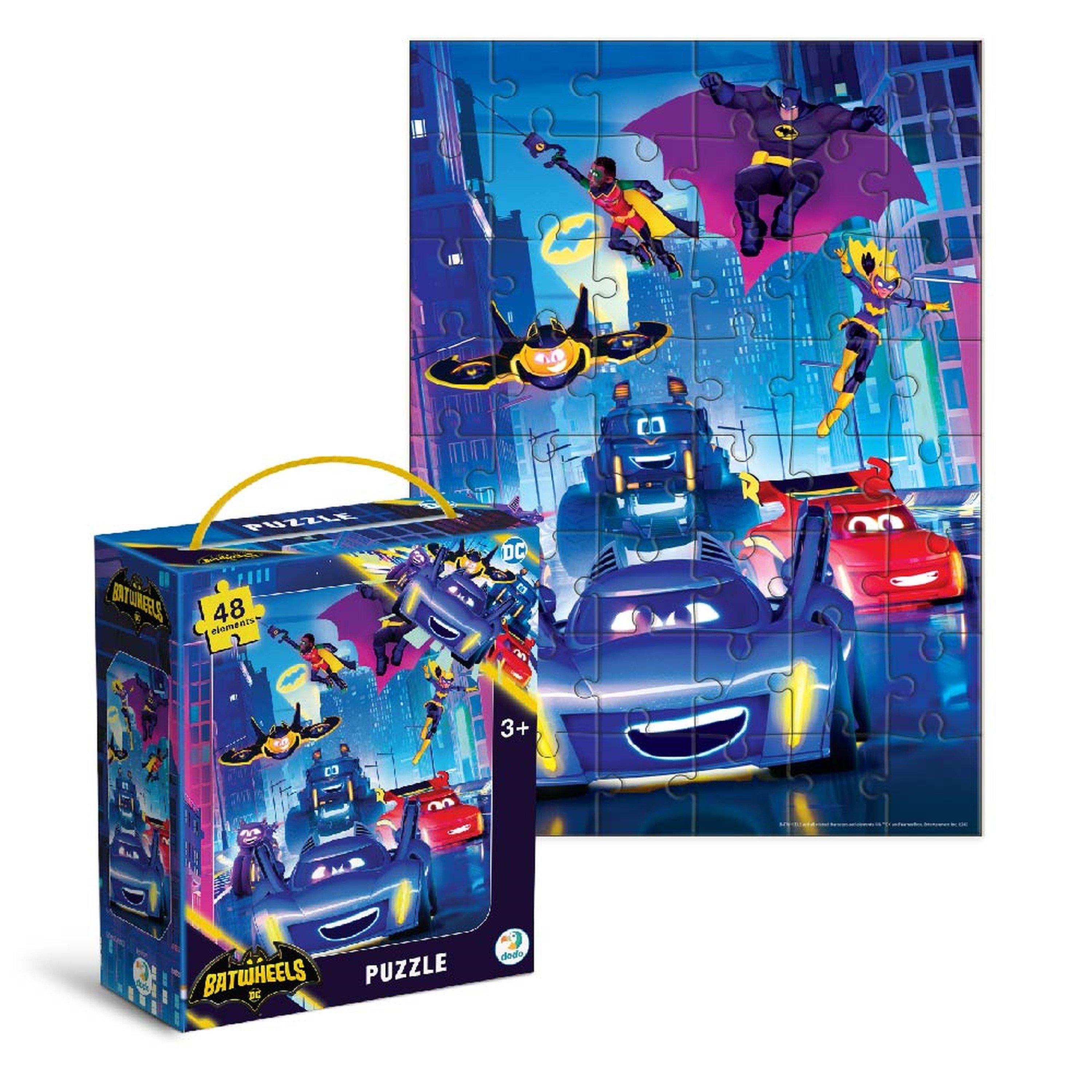 Dodo  Kids Puzzle Meet The Batwheels 48 Pcs - 