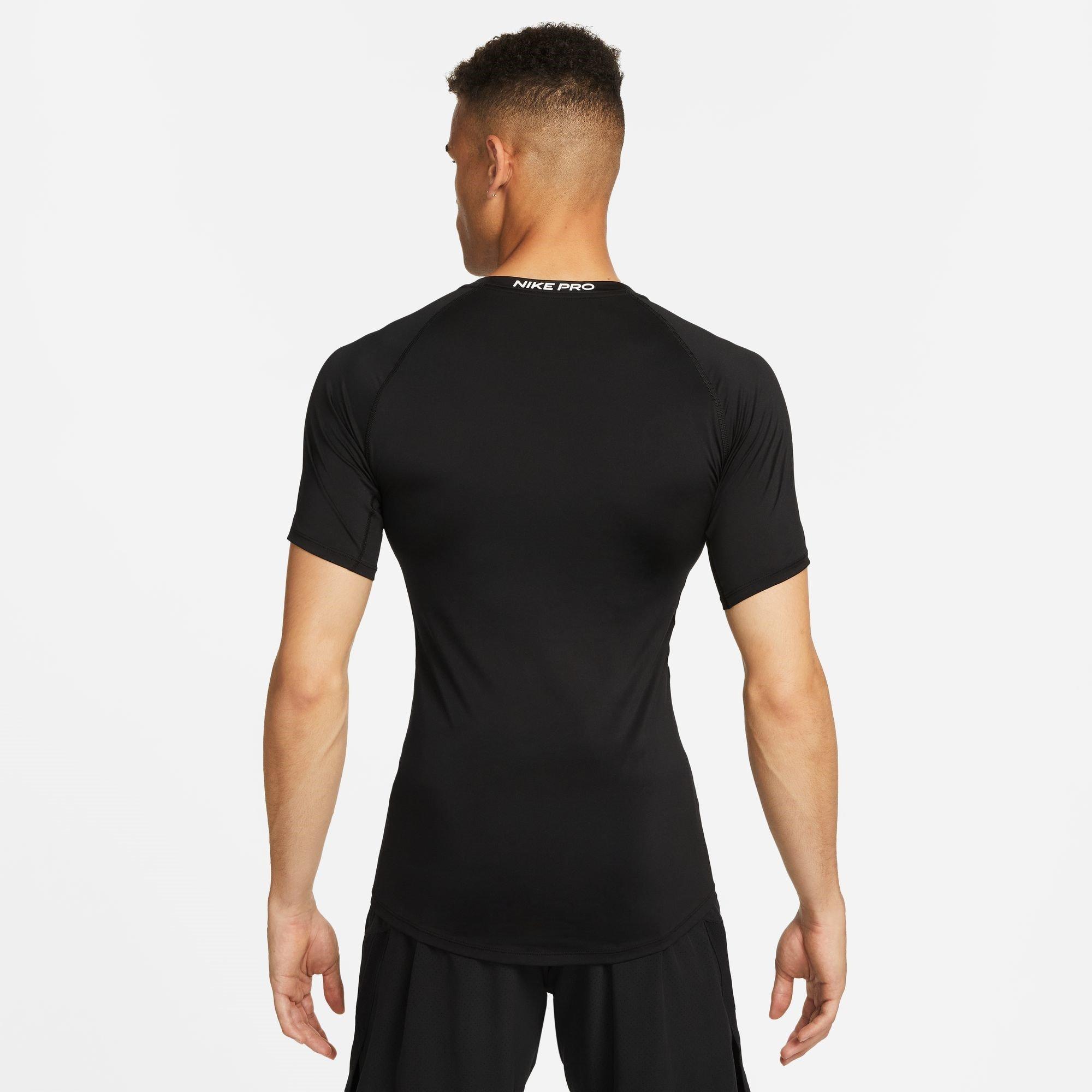 Sort - Nike - Pro Men's Tight Fit Short-Sleeve Top - 2