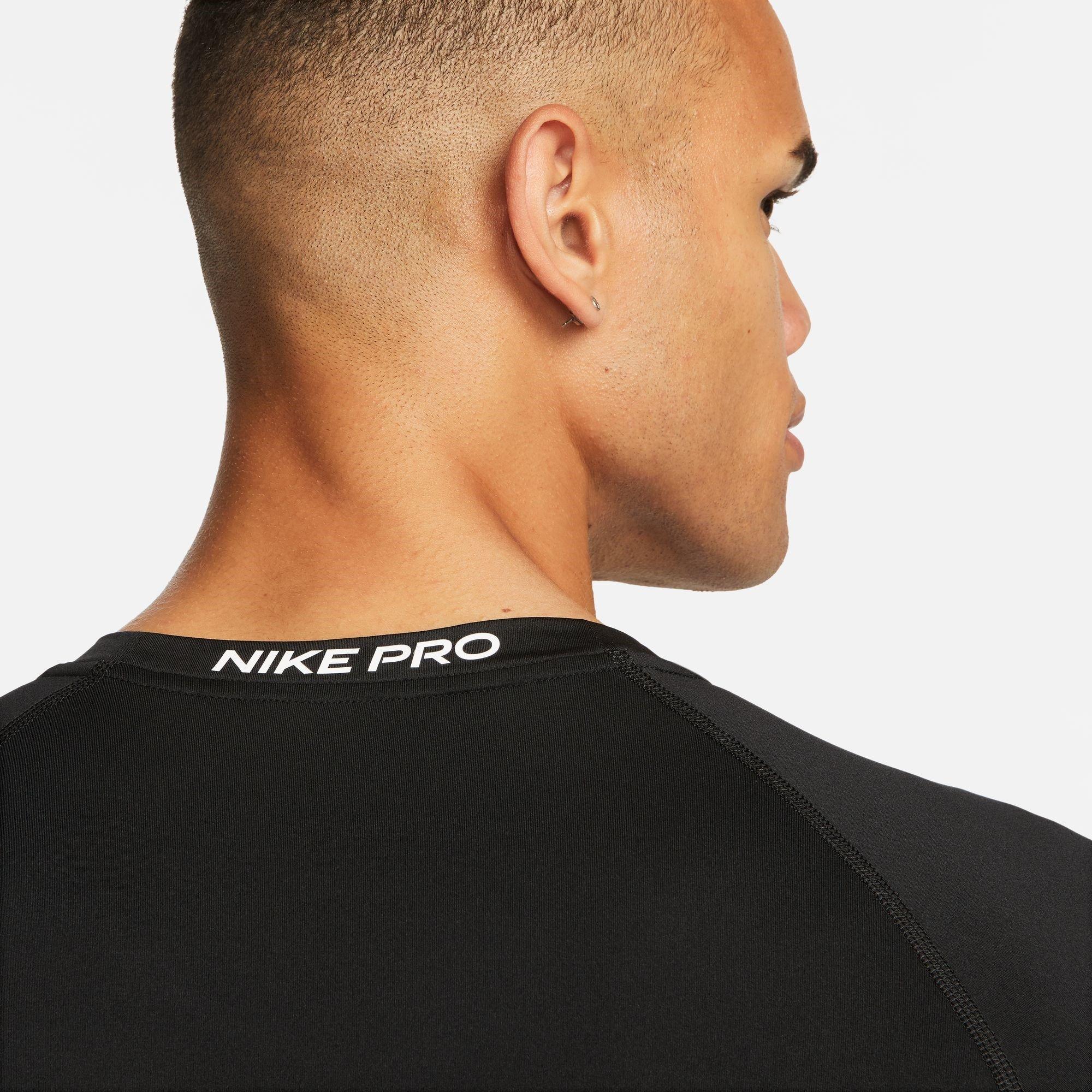 Sort - Nike - Pro Men's Tight Fit Short-Sleeve Top - 4