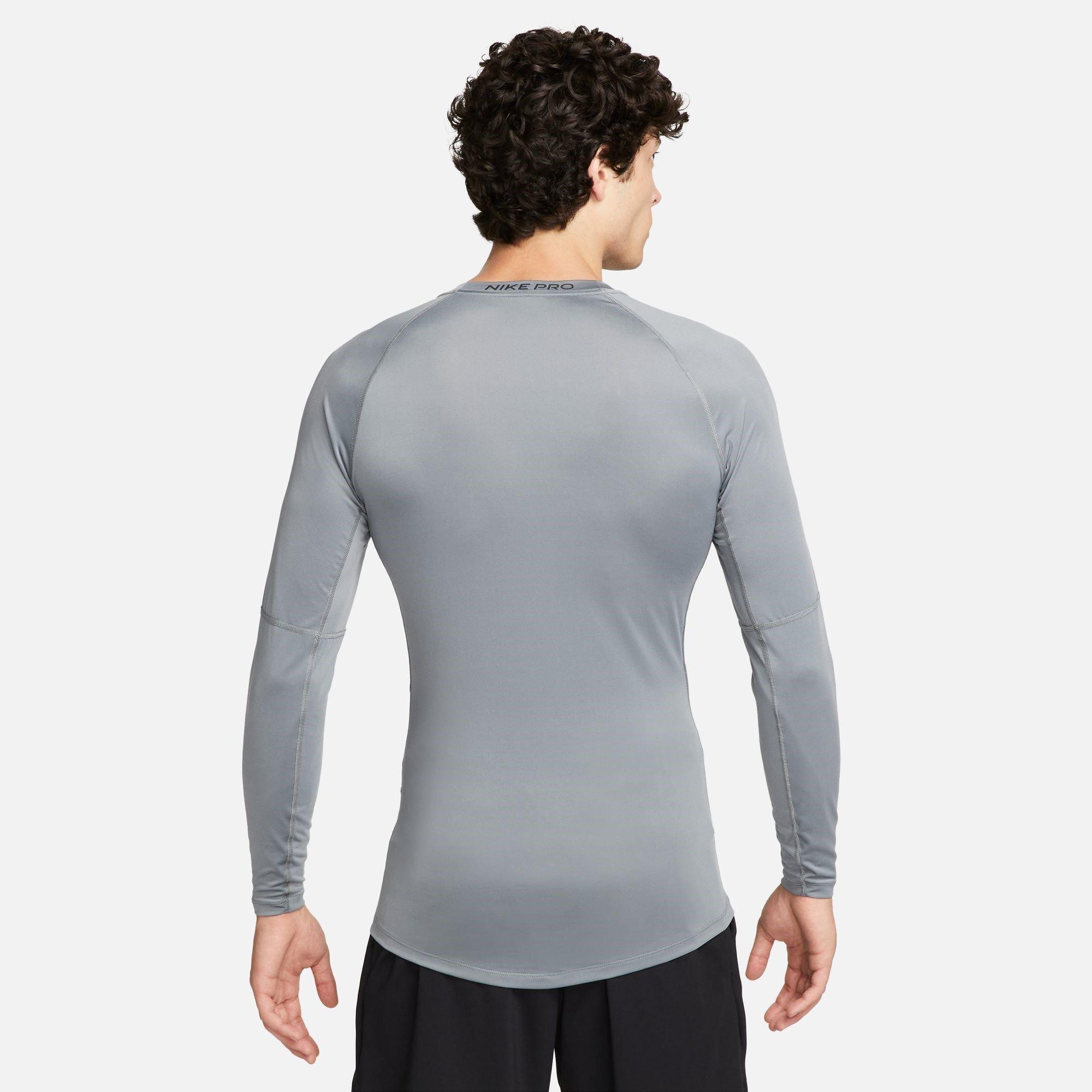 Grau - Nike - Pro Core Long Sleeve T Shirt Mens - 2