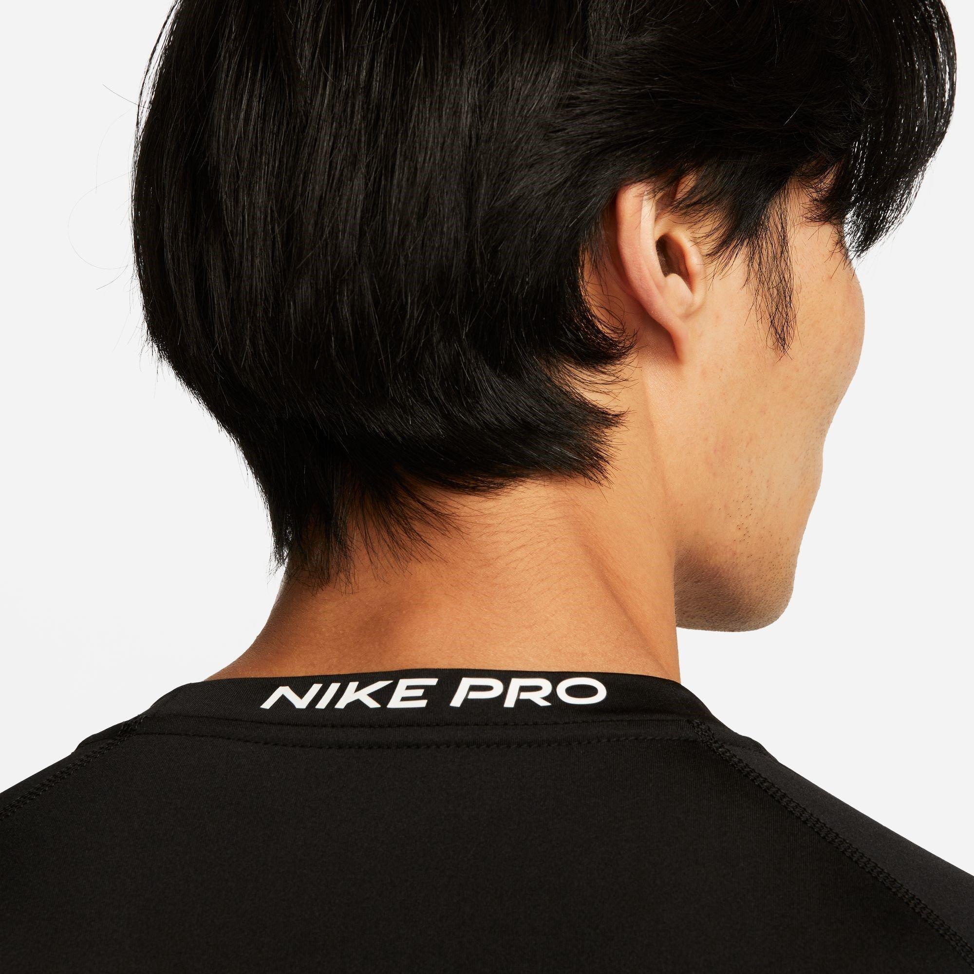 Crna - Nike - Pro Core Long Sleeve T Shirt Mens - 4