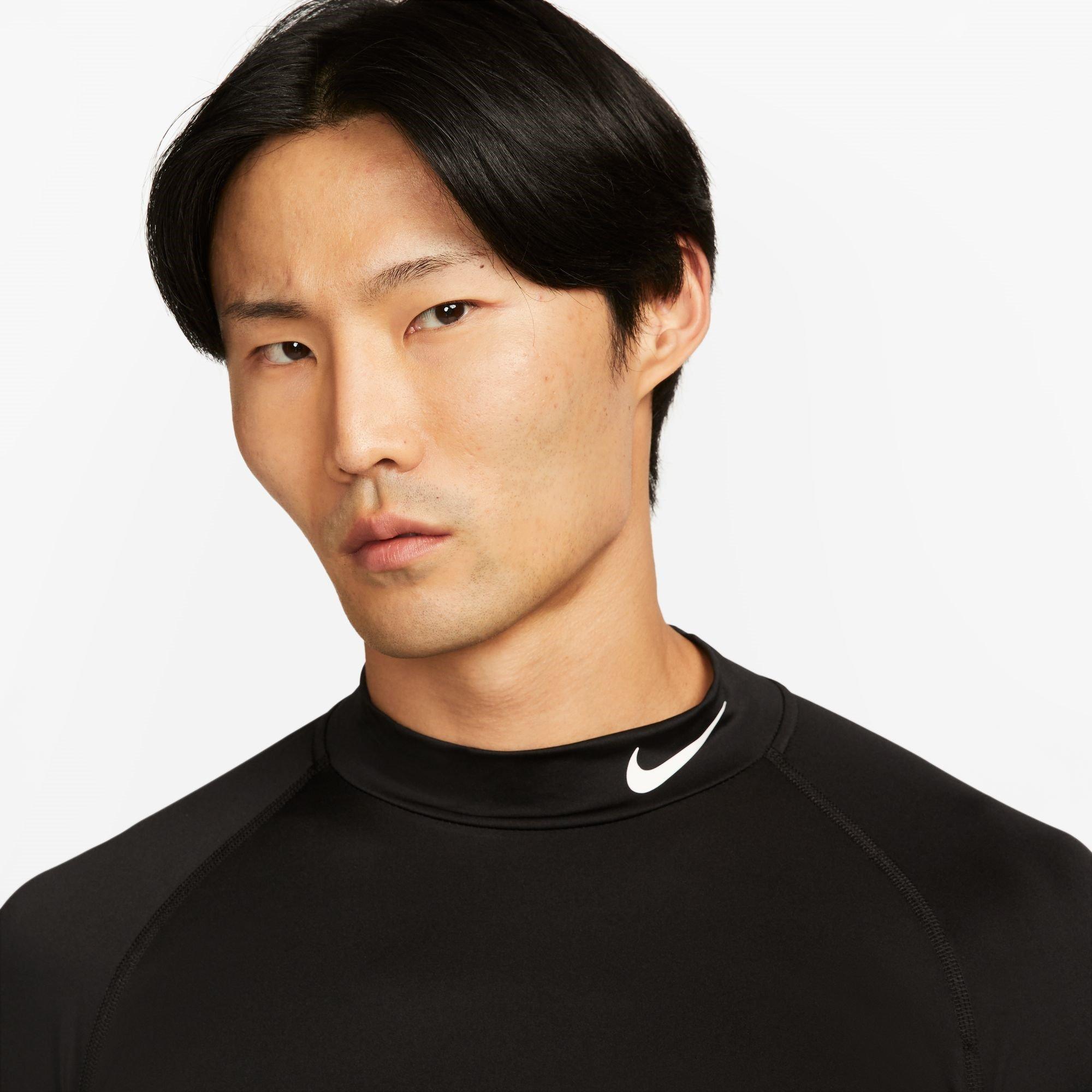 Schwarz - Nike - Pro Men's Long-Sleeve Top - 3
