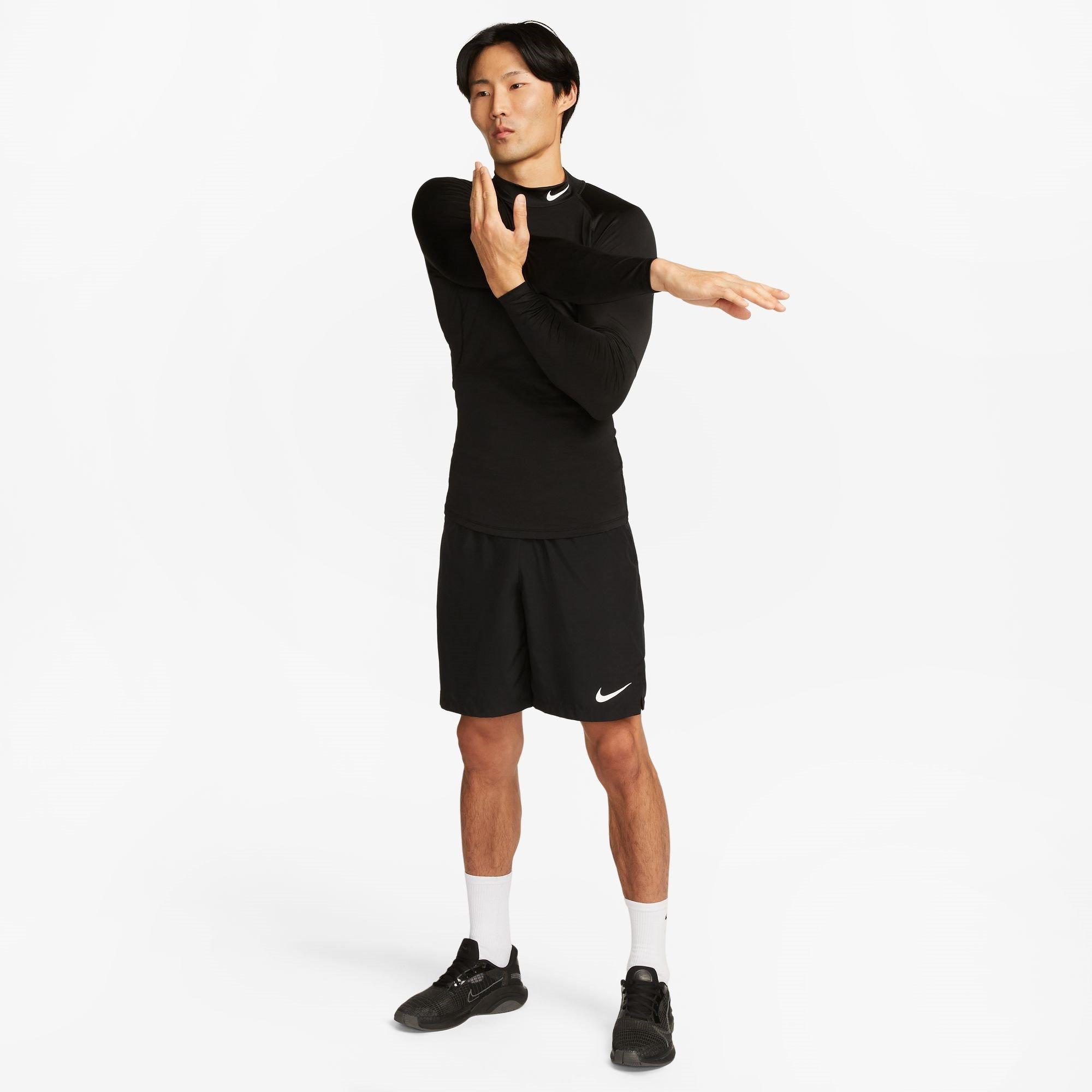 Nike Dri-FIT Fitness Mock-Neck Long-Sleeve Top 'Black' — foto 4
