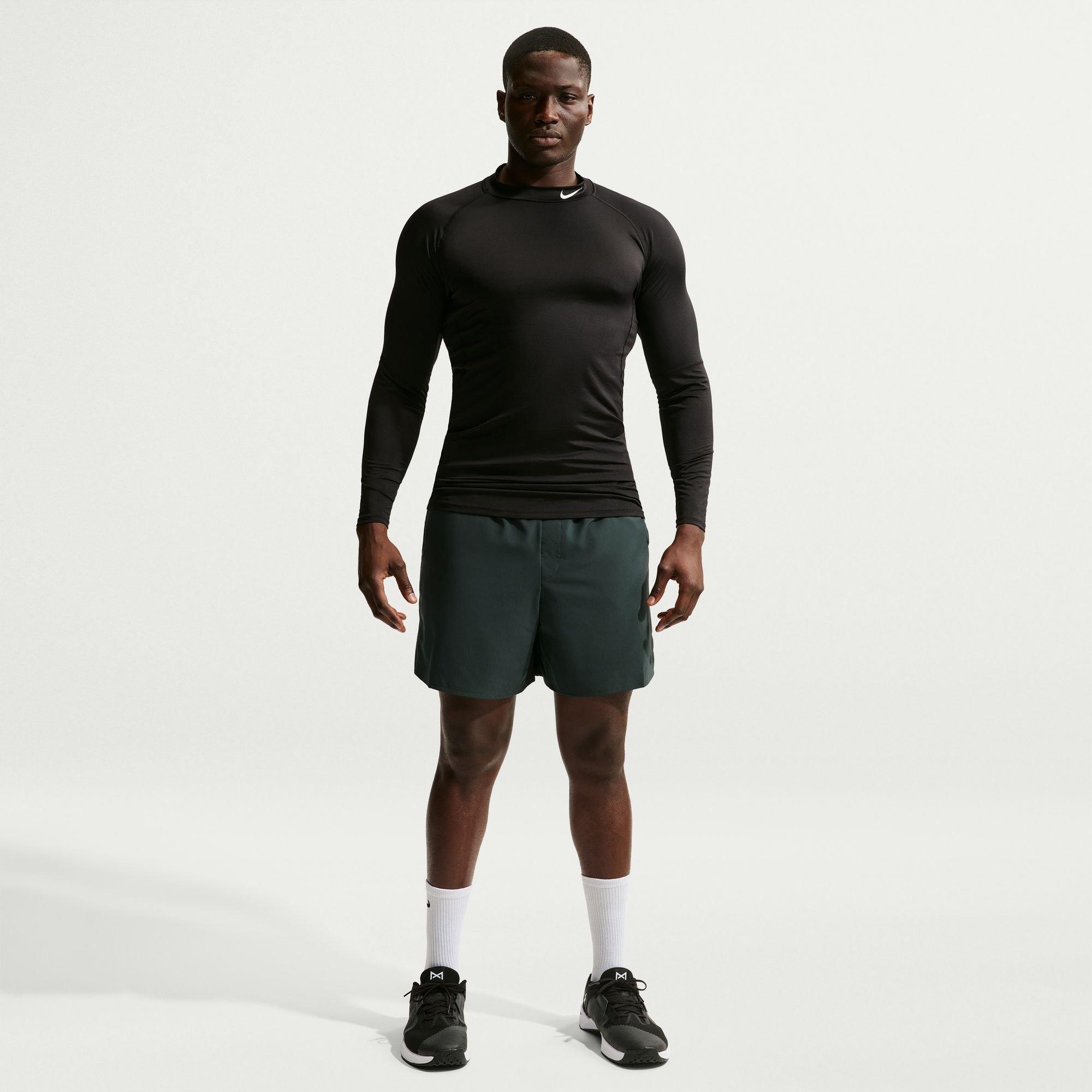 Zwart - Nike - Pro Men's Long-Sleeve Top - 7