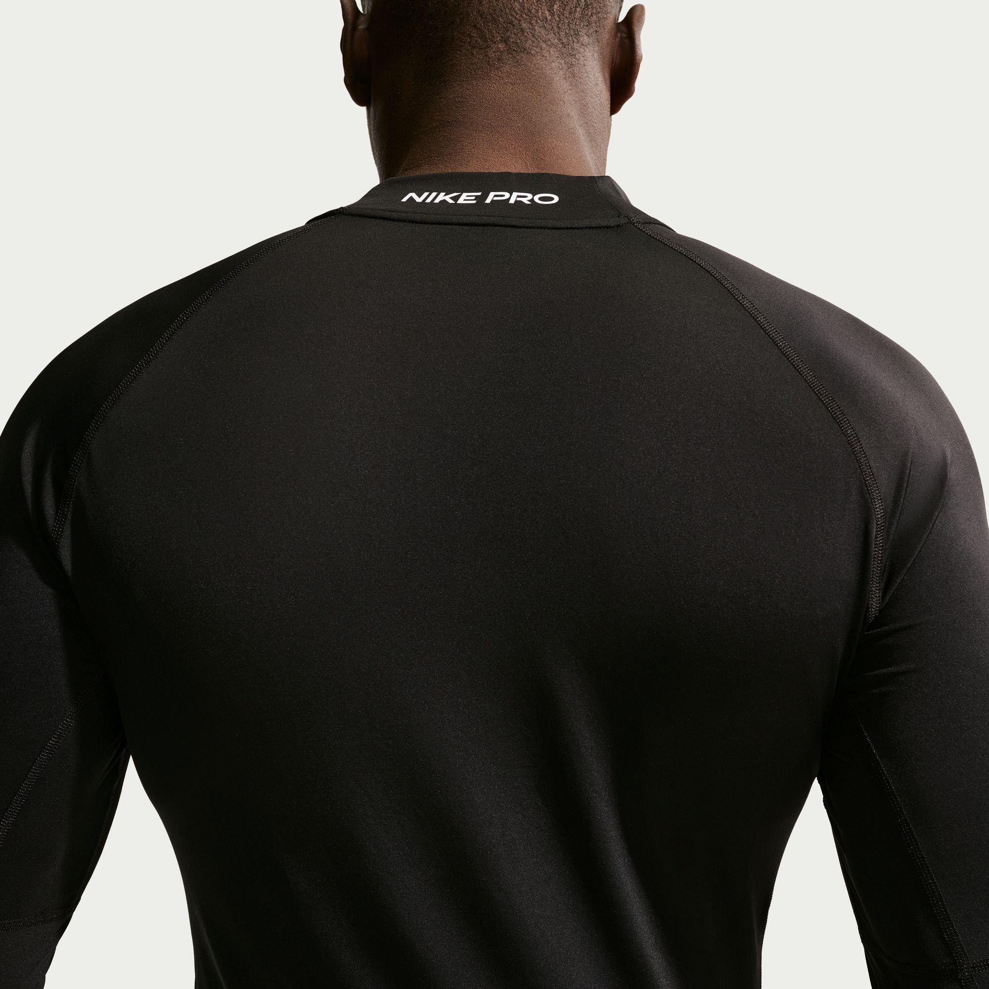 Zwart - Nike - Pro Men's Long-Sleeve Top - 9