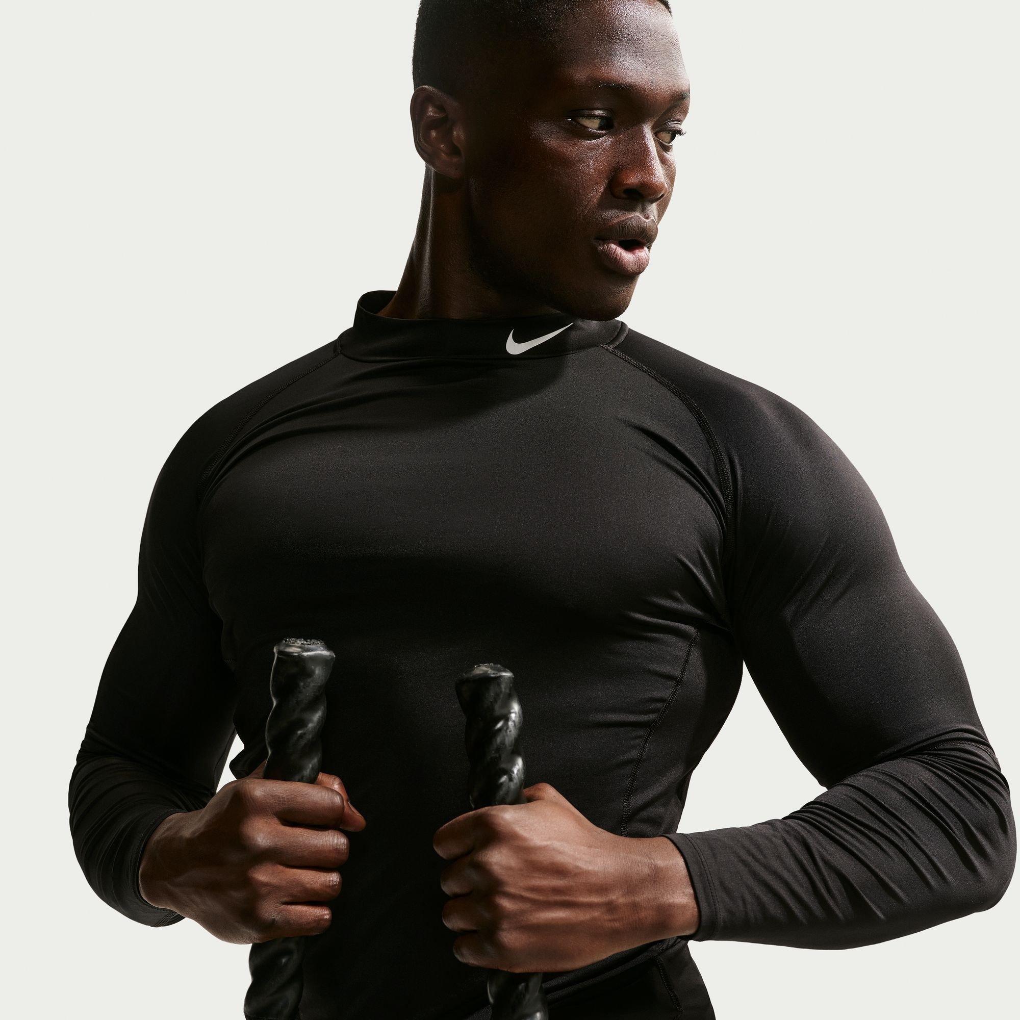 Zwart - Nike - Pro Men's Long-Sleeve Top - 10