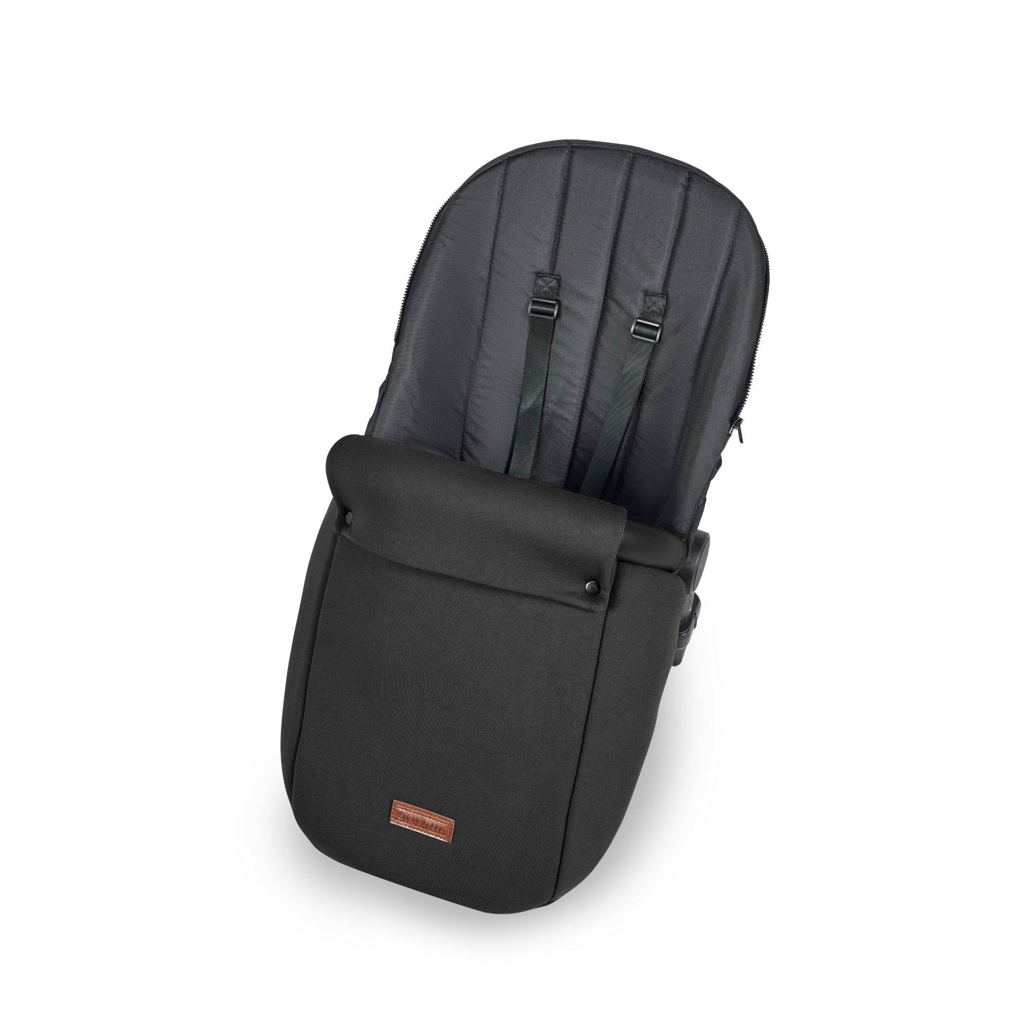 Black/Midnight/ - Ickle Bubba - Stomp Luxe 2 in 1 Pushchair & Carrycot - 2