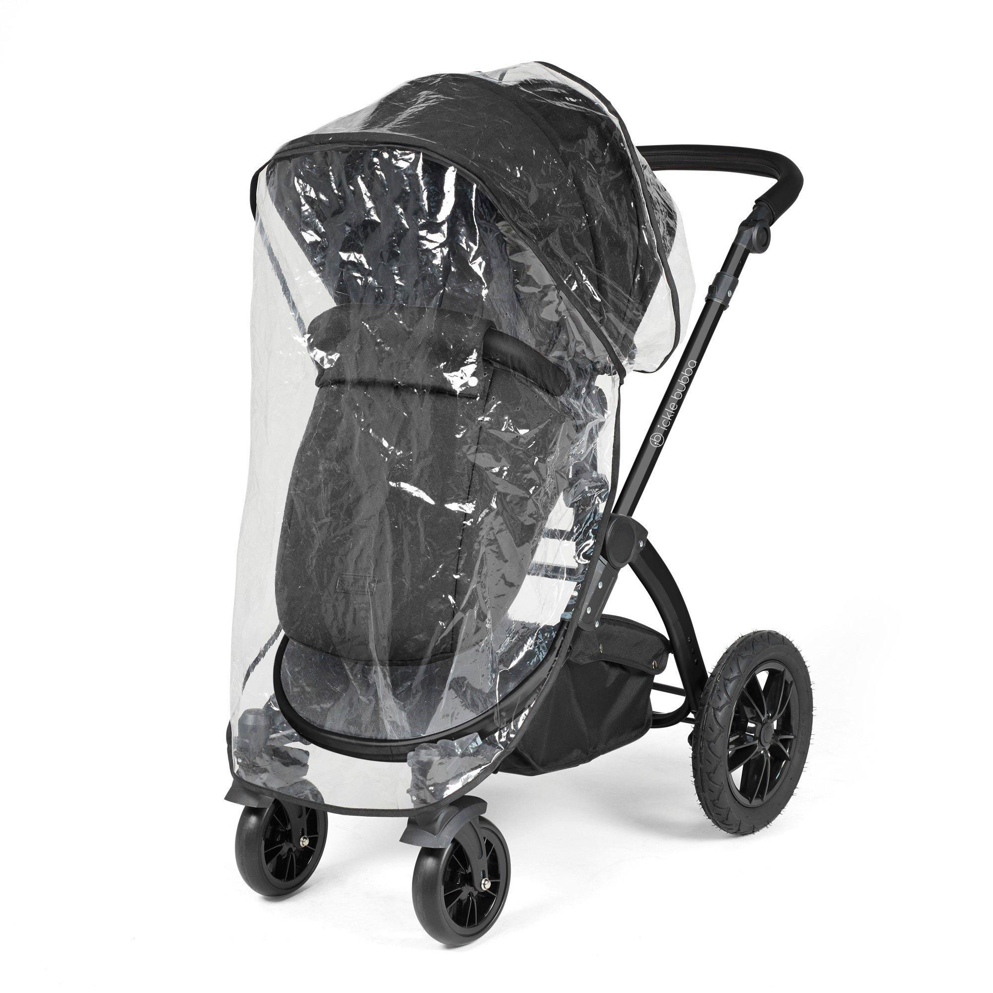 Black/Midnight/ - Ickle Bubba - Stomp Luxe 2 in 1 Pushchair & Carrycot - 5
