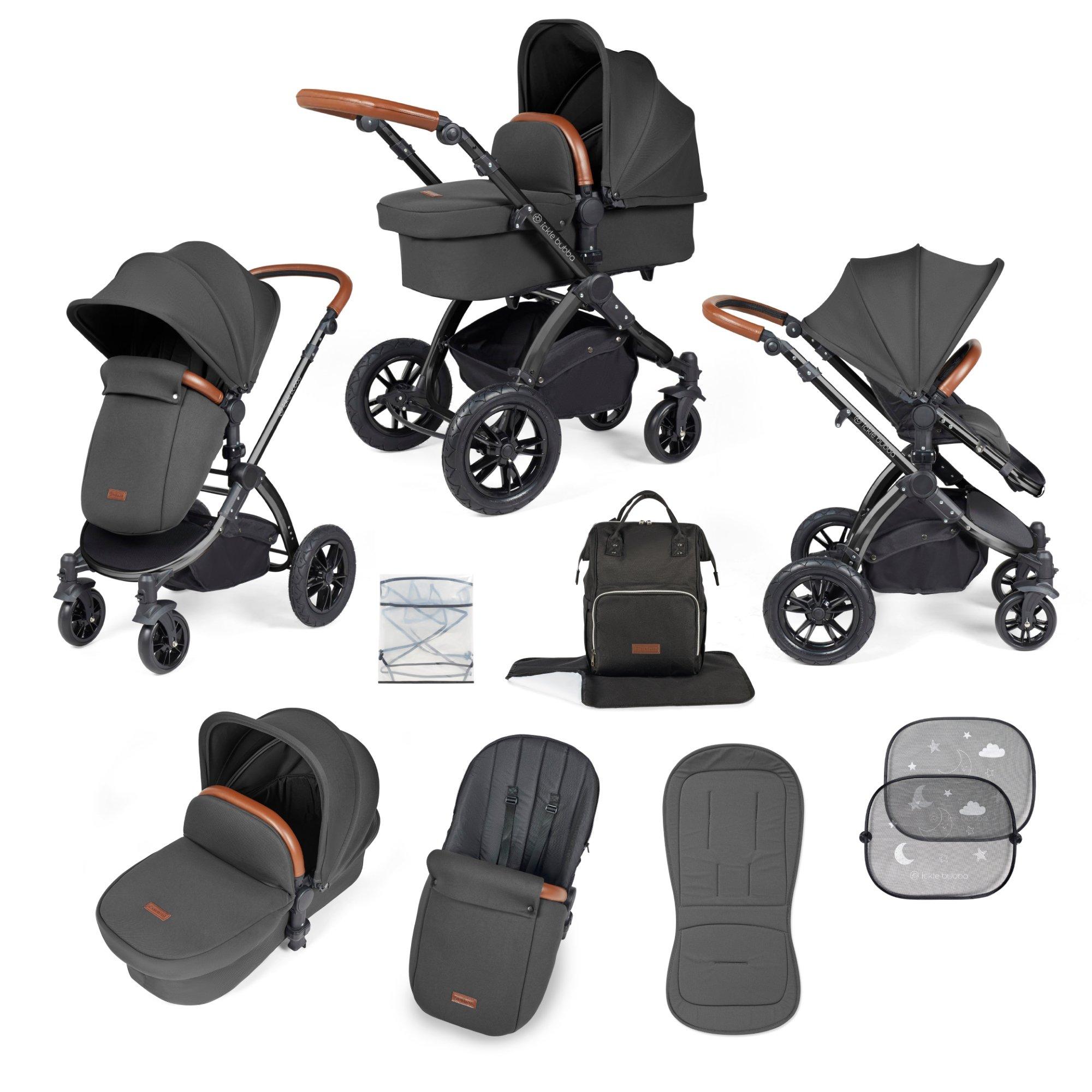 Ickle Bubba Stomp Luxe 2 in 1 Pushchair & Carrycot