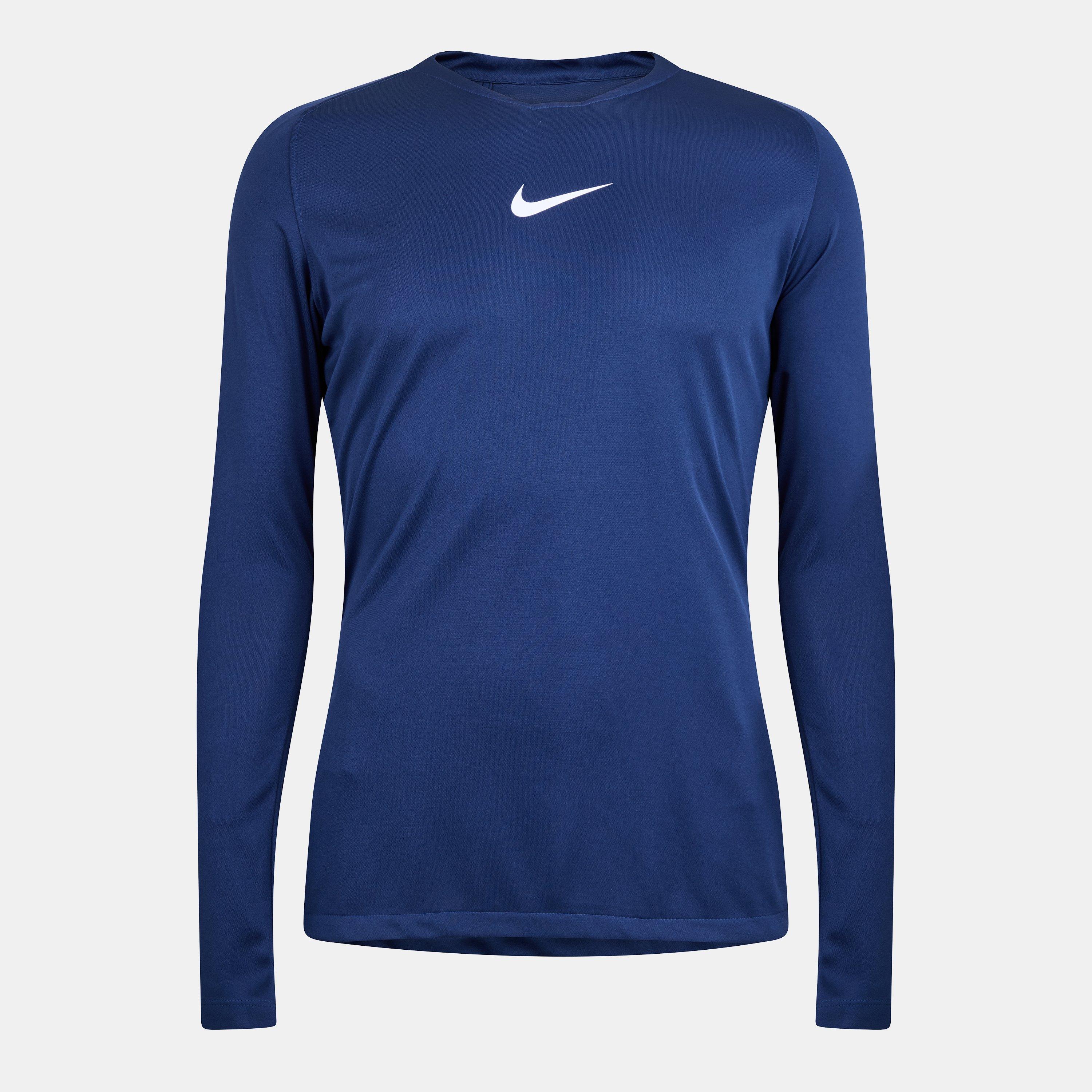 Navy/White - Nike - Men's Baselayer Top - 1