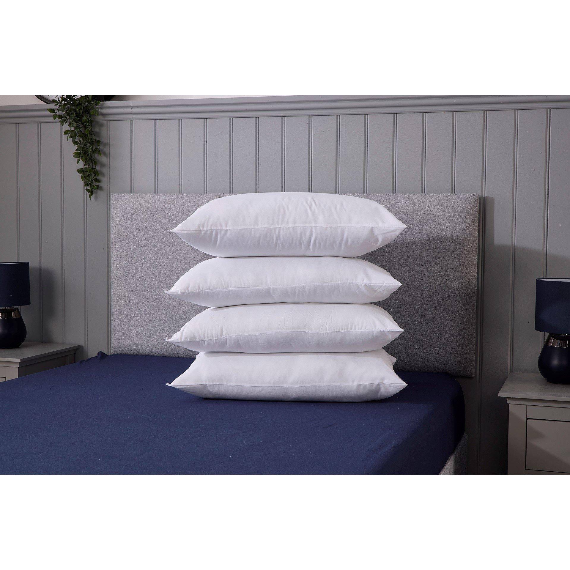 White - Downland - 6 Pack Sleep Well Pillows - 2