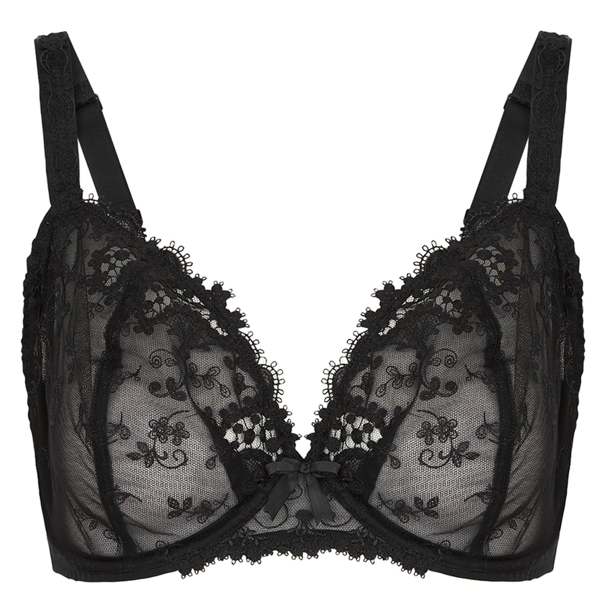 BLACK - Simone Perele - WISH FULL BUST HALF CUP BRA - 1