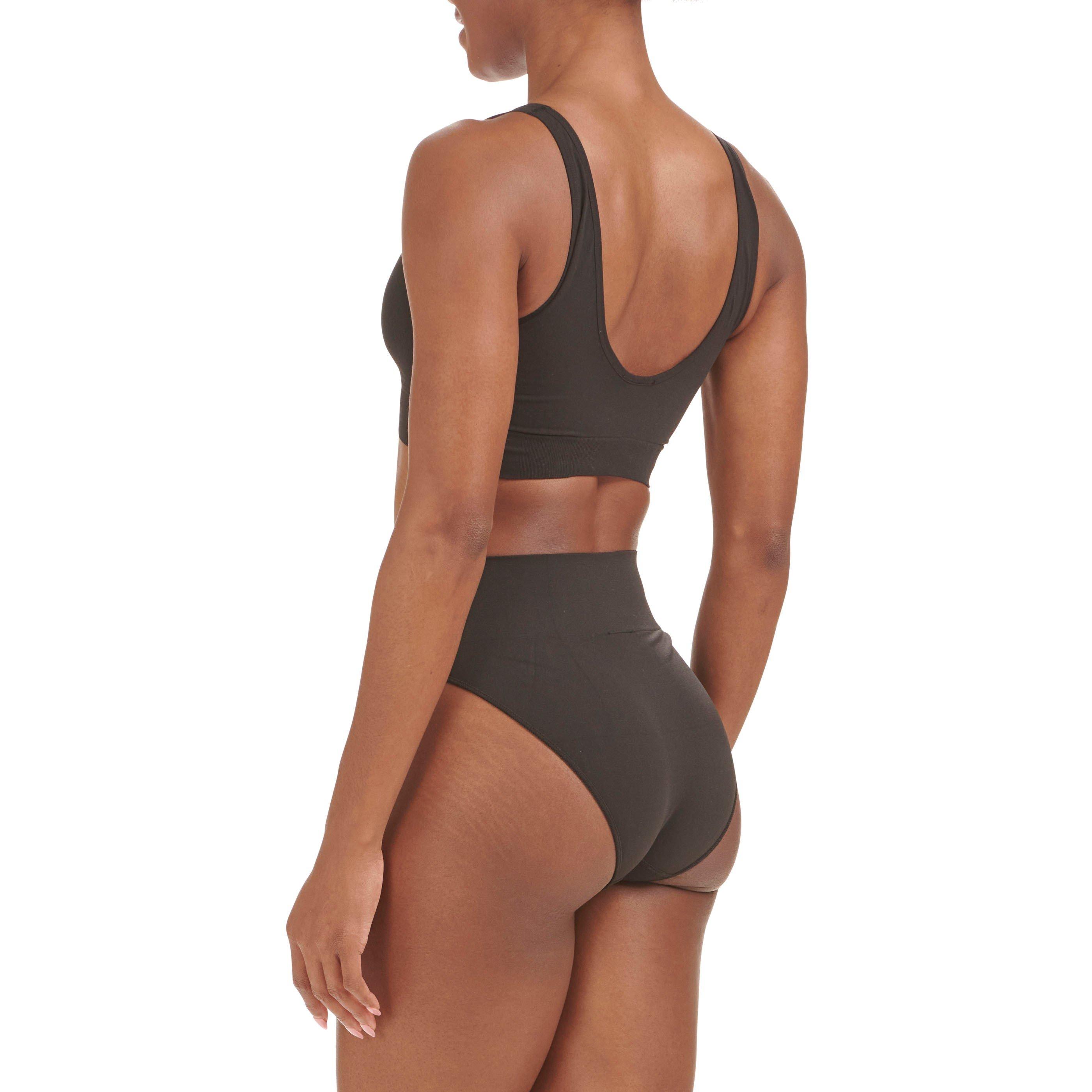 Black - adidas - Sport Active Seamless Micro Stretch Scoop Lounge Bra - 7