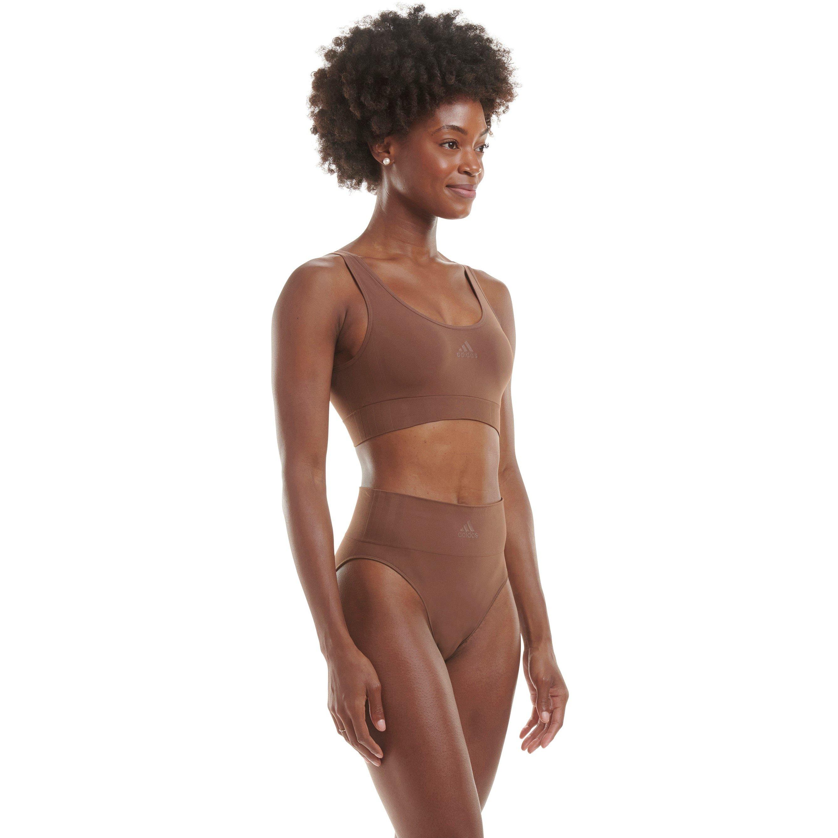 Mocha Torrado - adidas - Sport Active Seamless Micro Stretch Scoop Lounge Bra - 2