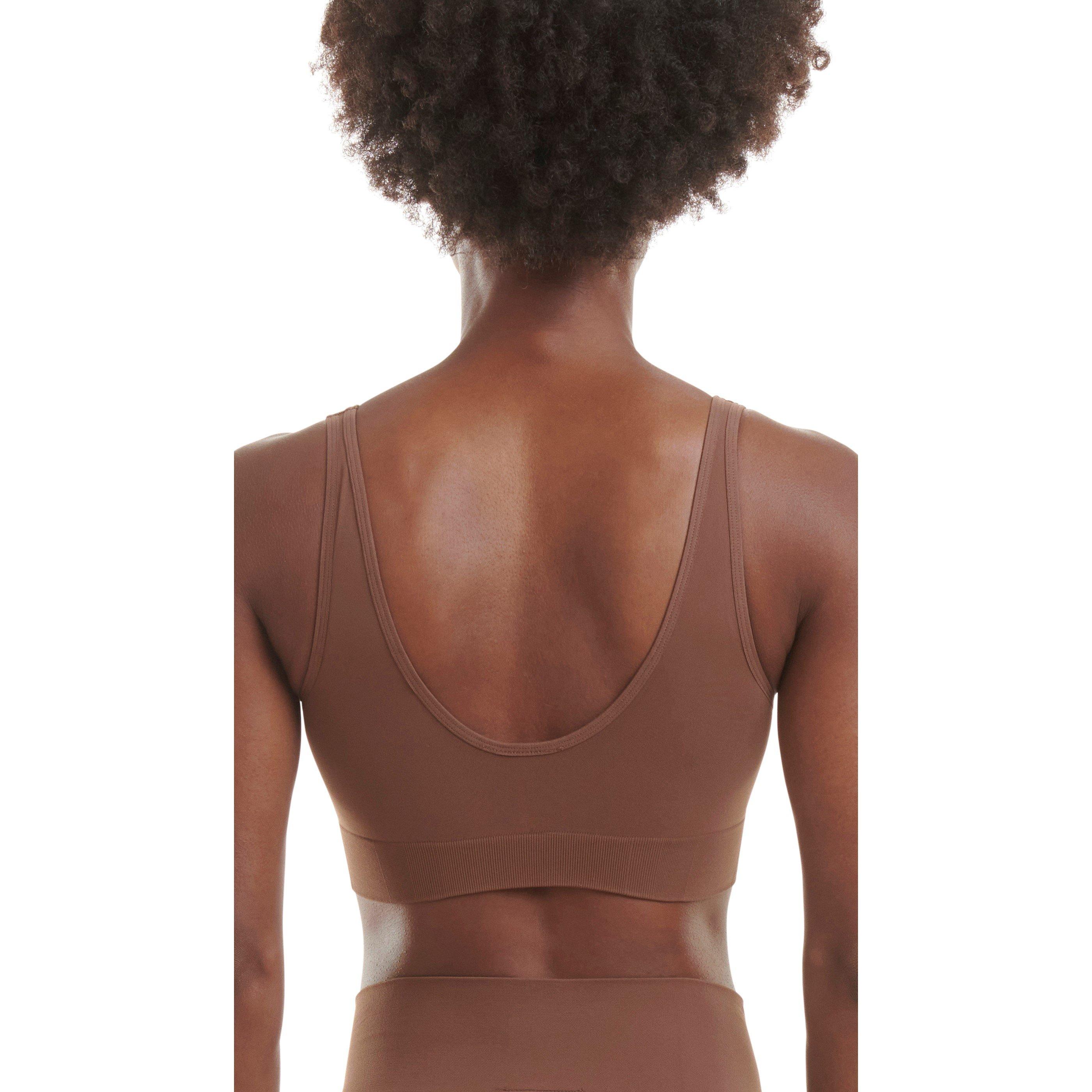 Mocha Torrado - adidas - Sport Active Seamless Micro Stretch Scoop Lounge Bra - 7