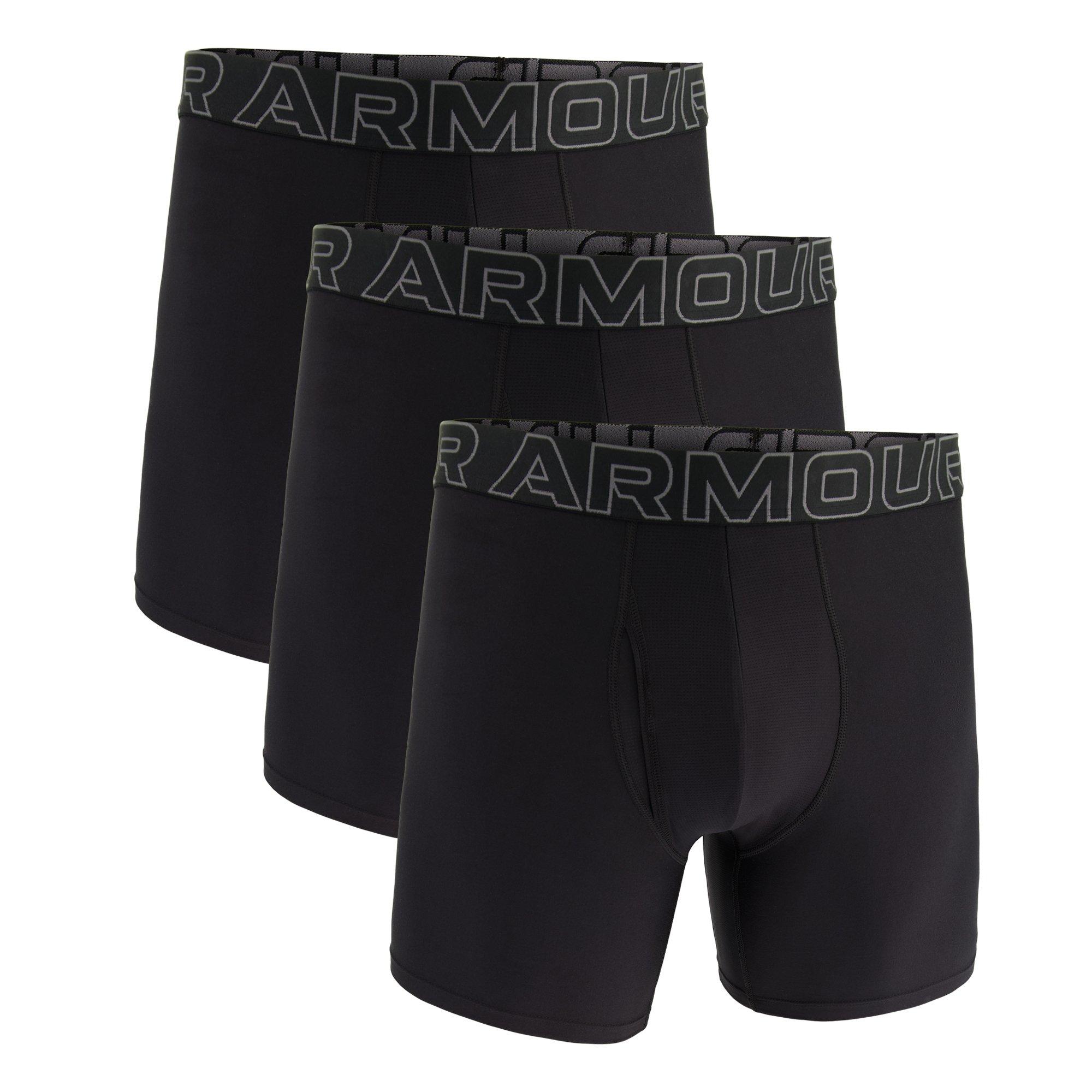 Under Armour Men's Performance Tech Boxers - Black - Small