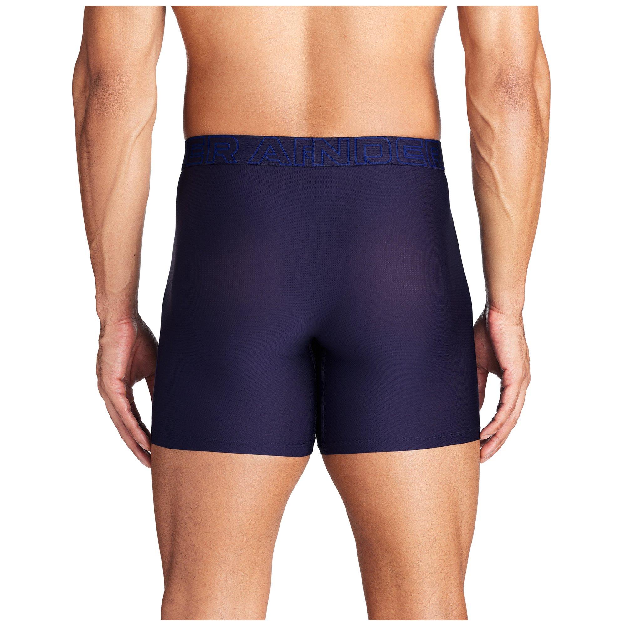 Royal/Steel/Nvy - Under Armour - Men's Performance Mesh Boxers - 2