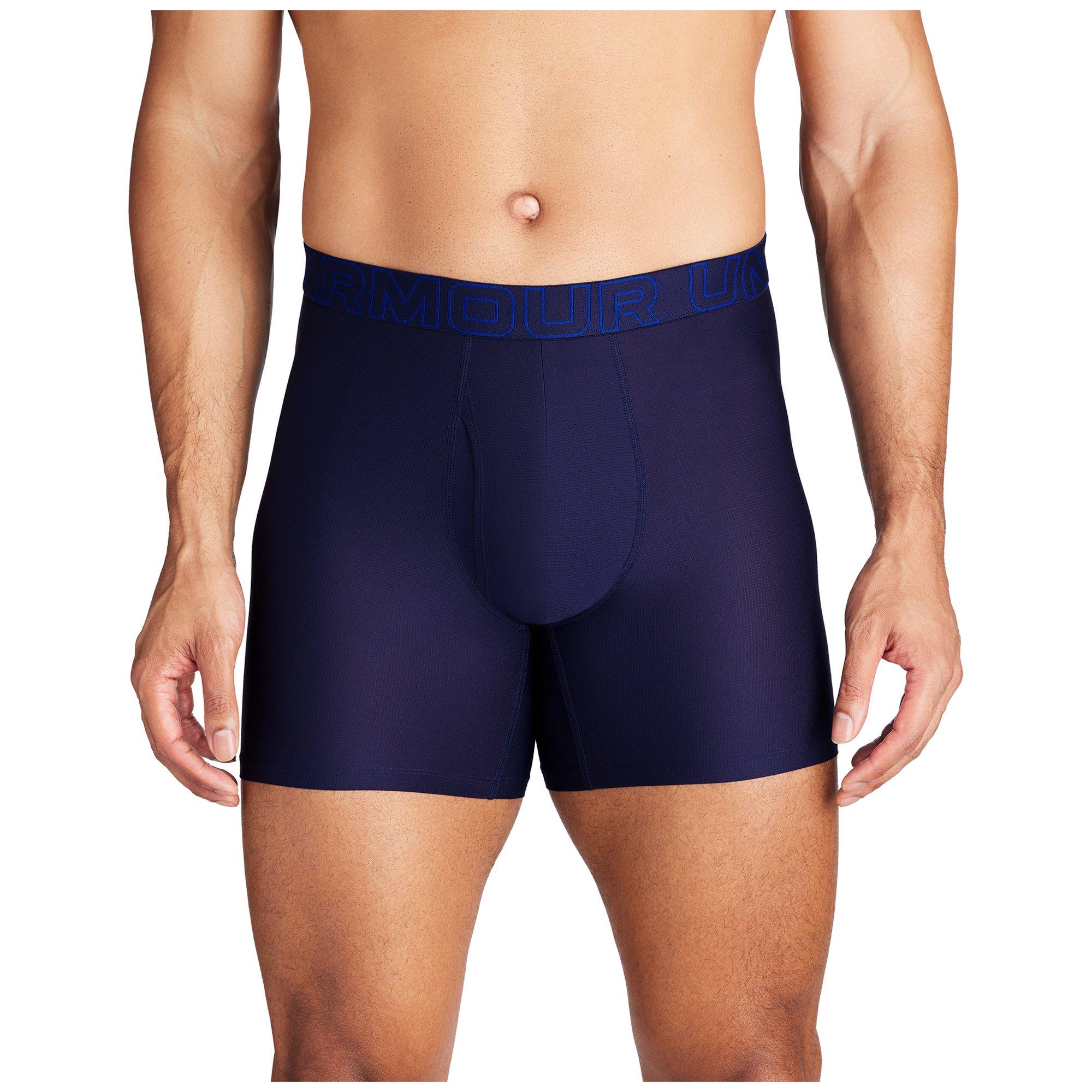 Royal/Steel/Nvy - Under Armour - Men's Performance Mesh Boxers - 3