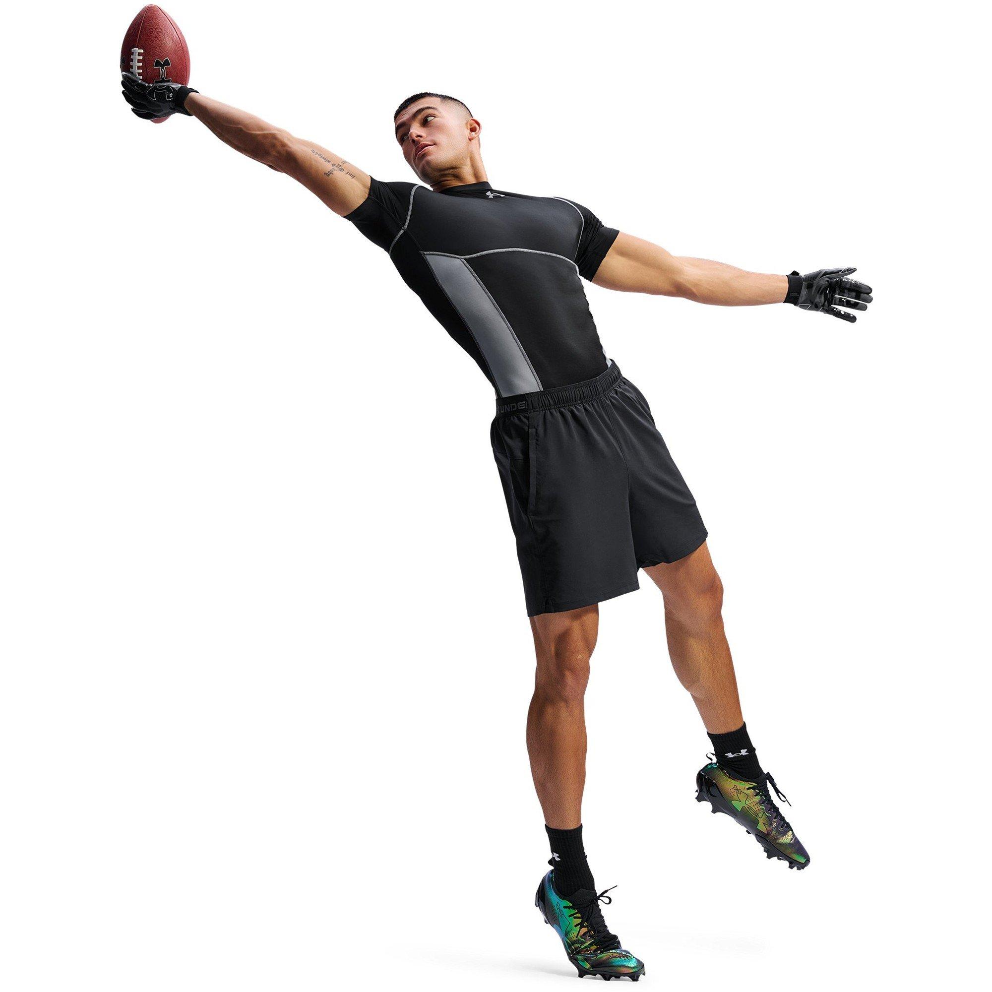 Black/Steel - Under Armour - Men's Baselayer Top - 7