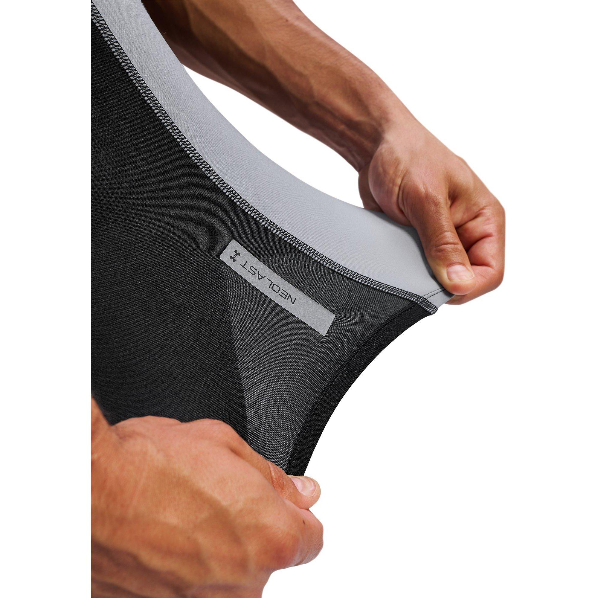 Black/Steel - Under Armour - Men's Baselayer Top - 8