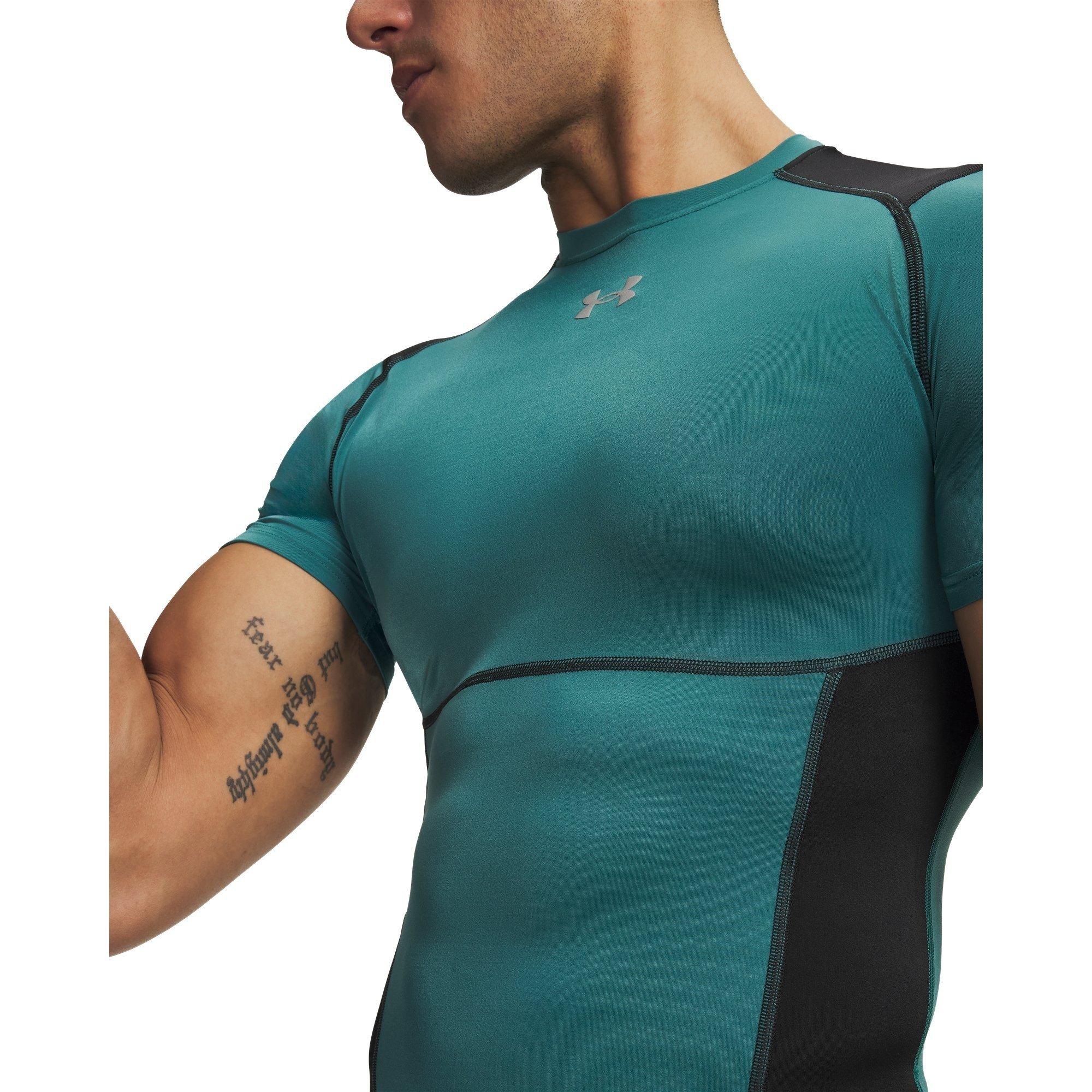Green/Black - Under Armour - Men's Baselayer Top - 3