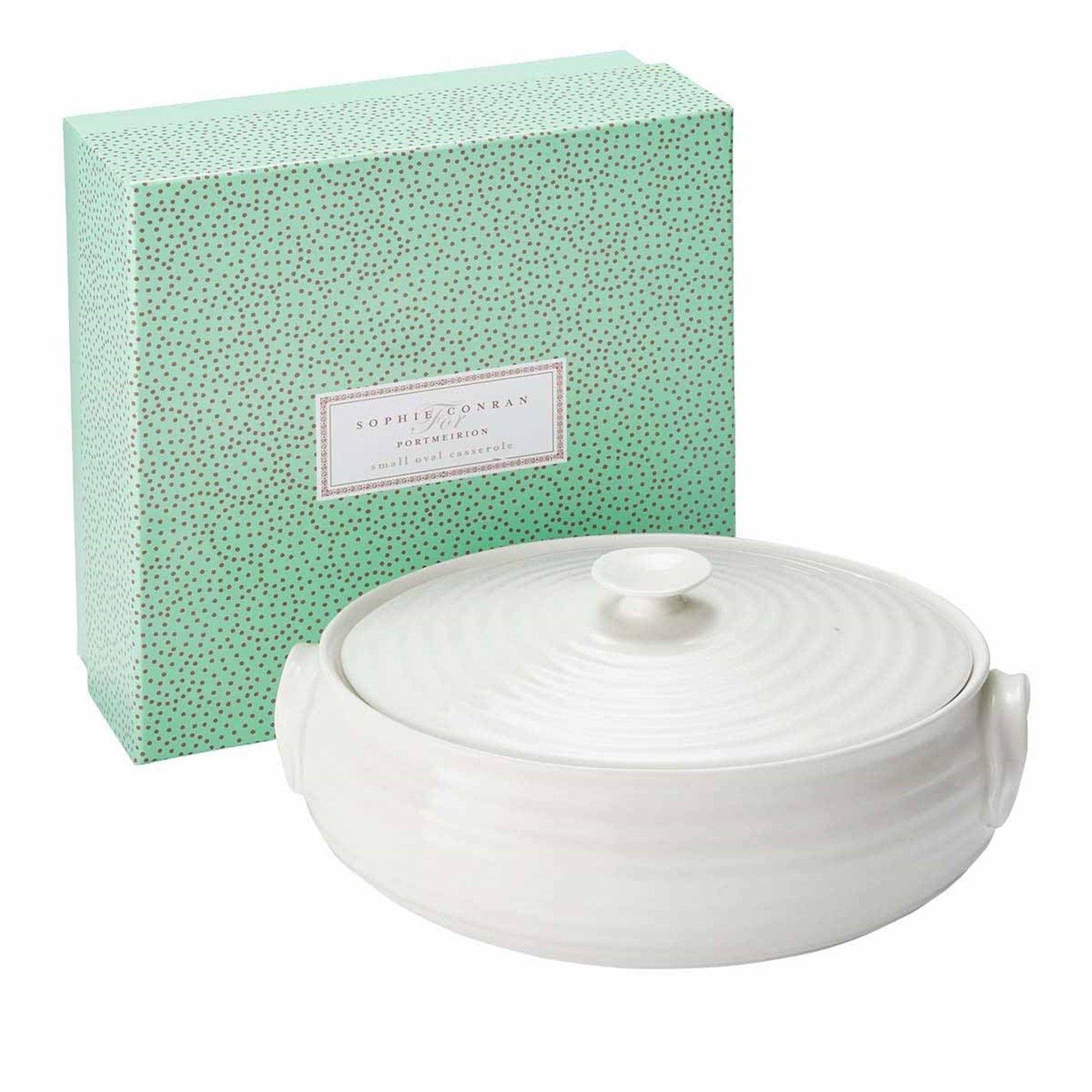 Portmeirion  Sophie Conran Small Oval Casserole - White