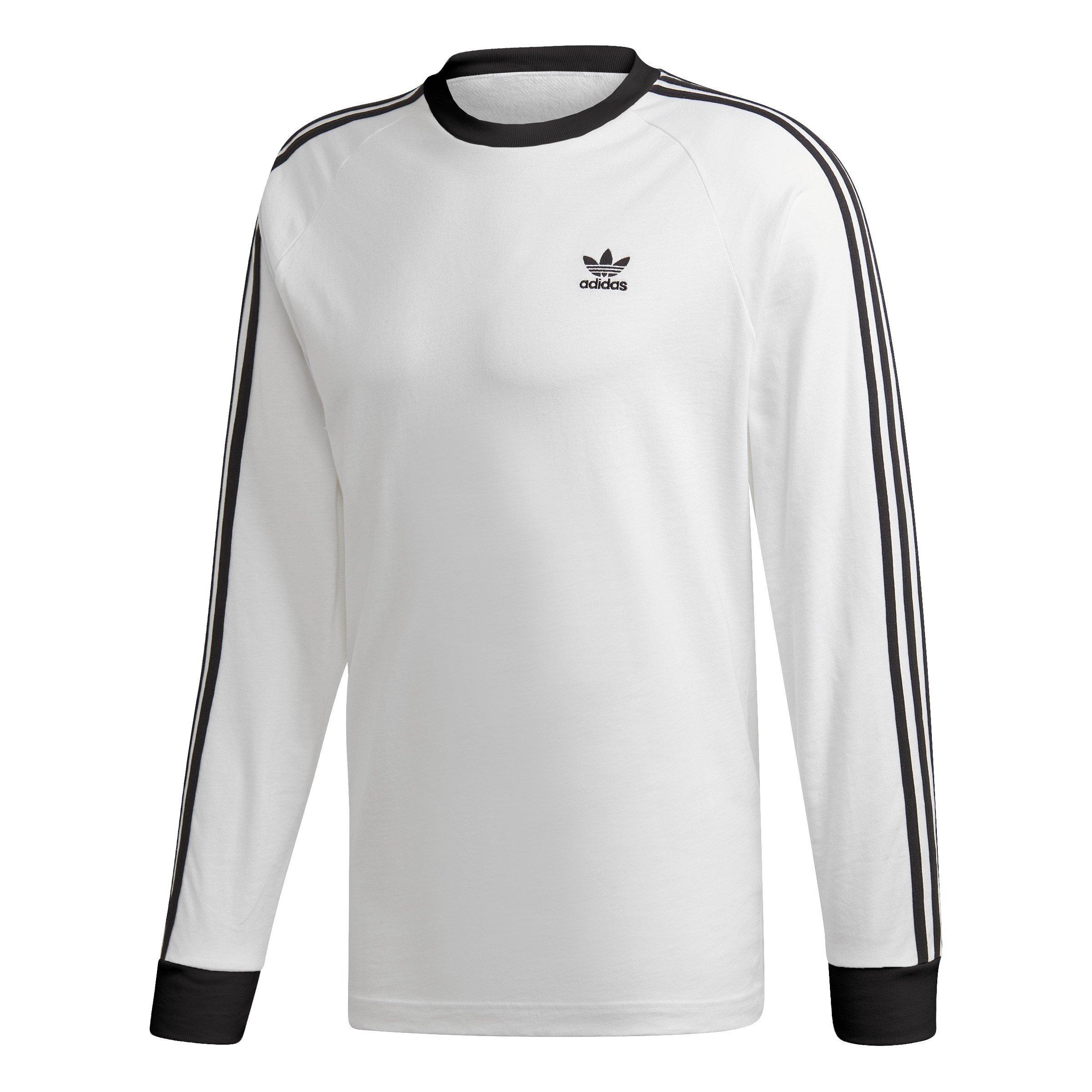 adidas Originals Three Stripe Long Sleeve T Shirt Long Sleeve T Shirts Cruise Fashion