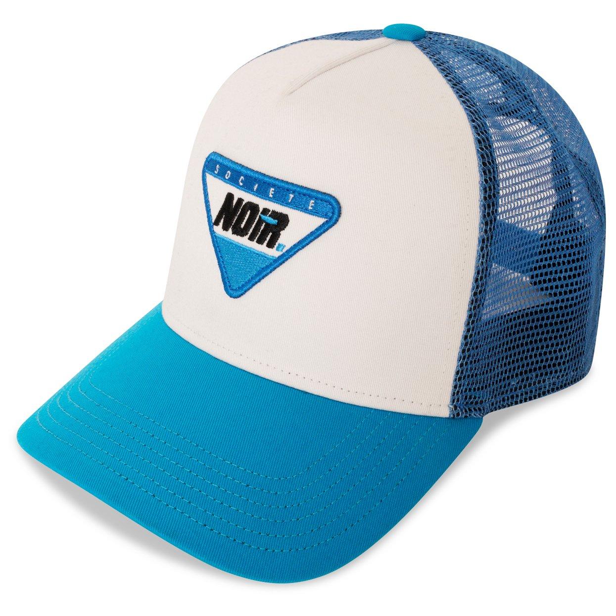 Baby Blue - Societe Noir - Men's Diamond Mesh Trucker Cap - 1