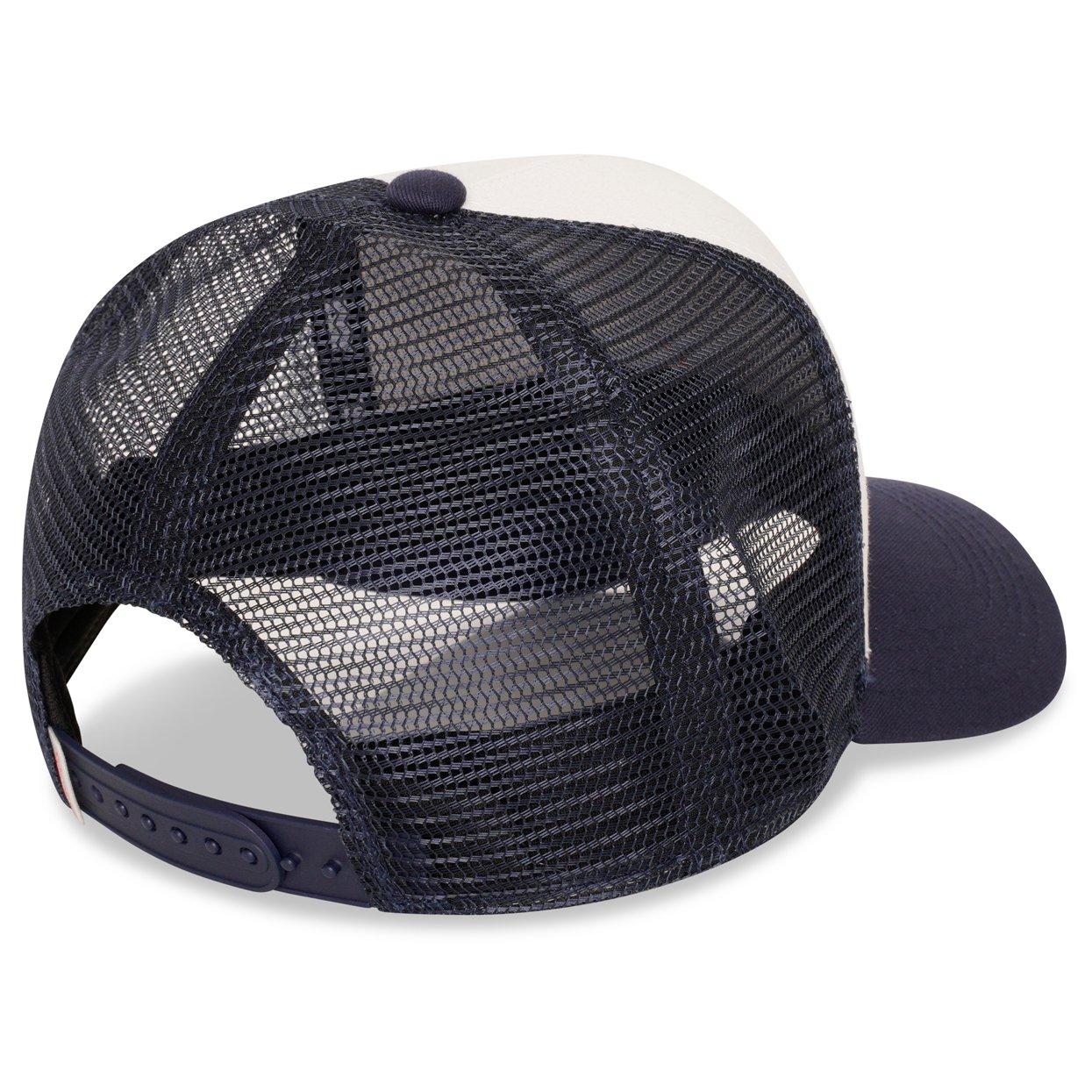 Marine - Societe Noir - Men's Diamond Mesh Trucker Cap - 2