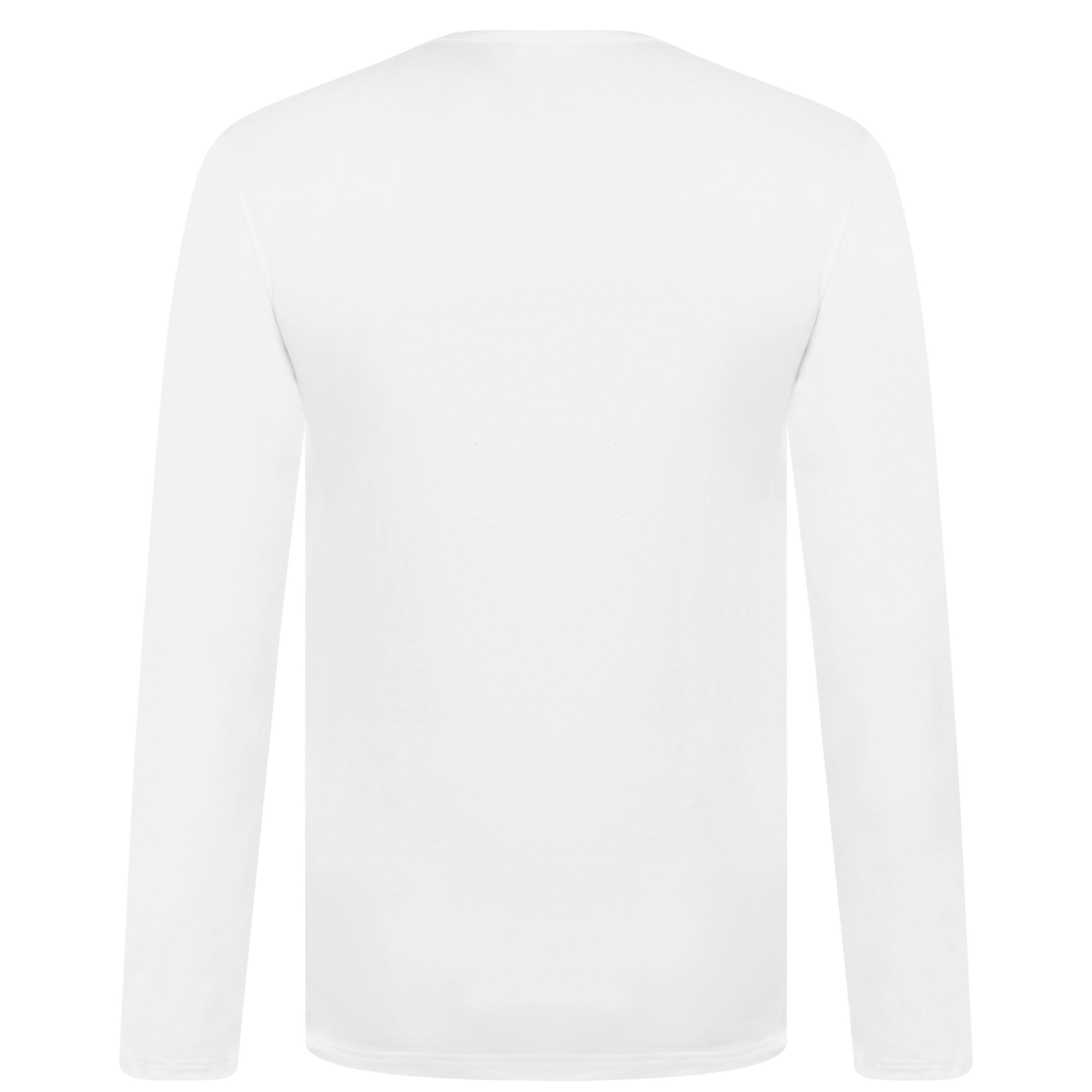 White A001 - Versace Icon - Men's Medusa Long-Sleeve T-Shirt - 2