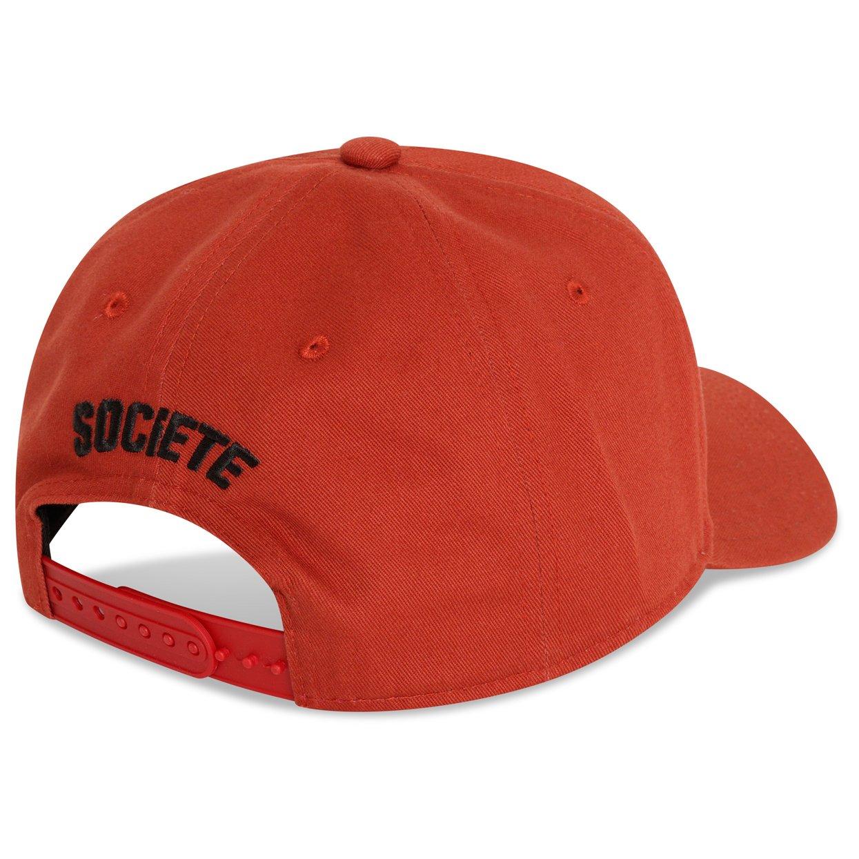 Maroon - Societe Noir - Men's Script Trucker Cap - 2