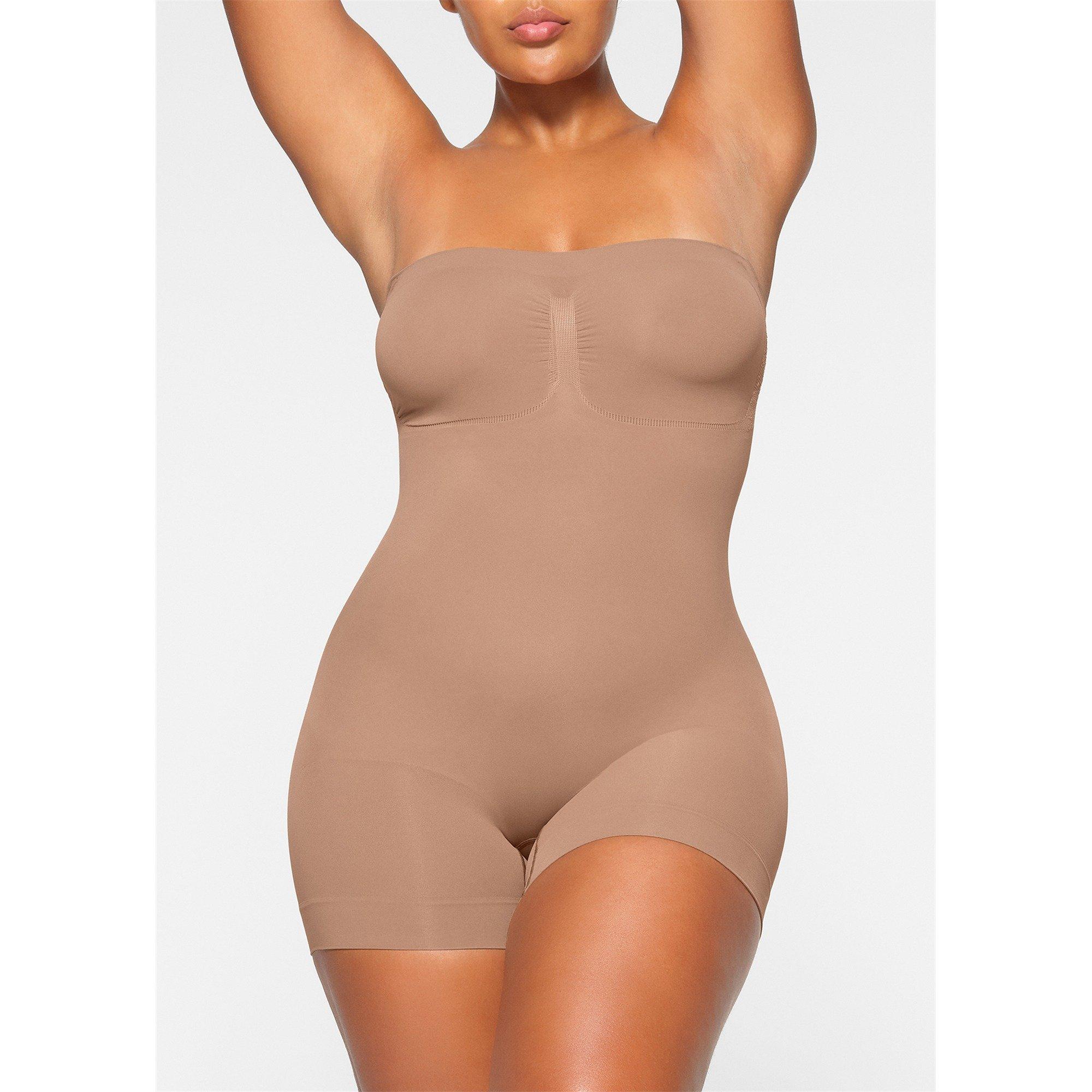 LIGHT BROWN - SKIMS - BS SEAMLESS SCULPT SHORTY BODY - 5