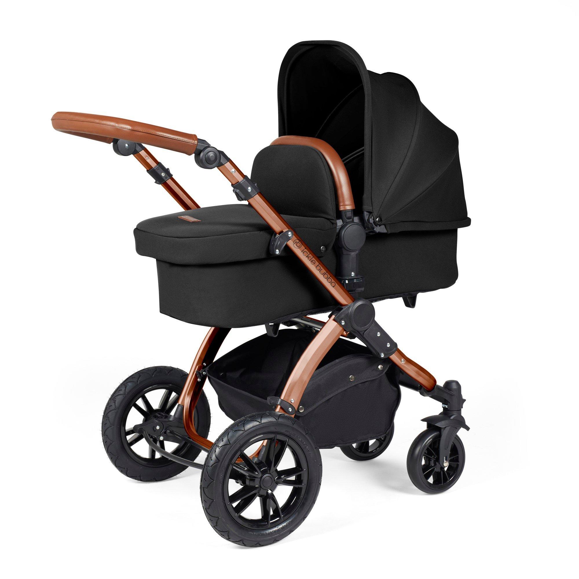 Bronze/Midnight - Ickle Bubba - Stomp Luxe All in One I-Size Travel System - 11