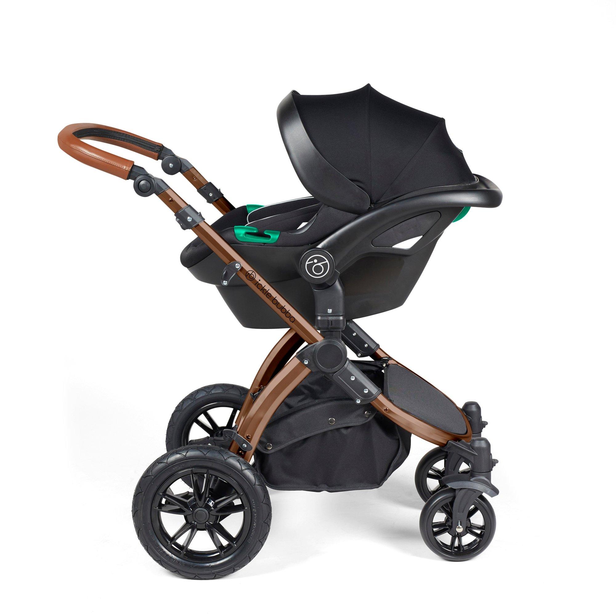Bronze/Midnight - Ickle Bubba - Stomp Luxe All in One I-Size Travel System - 8