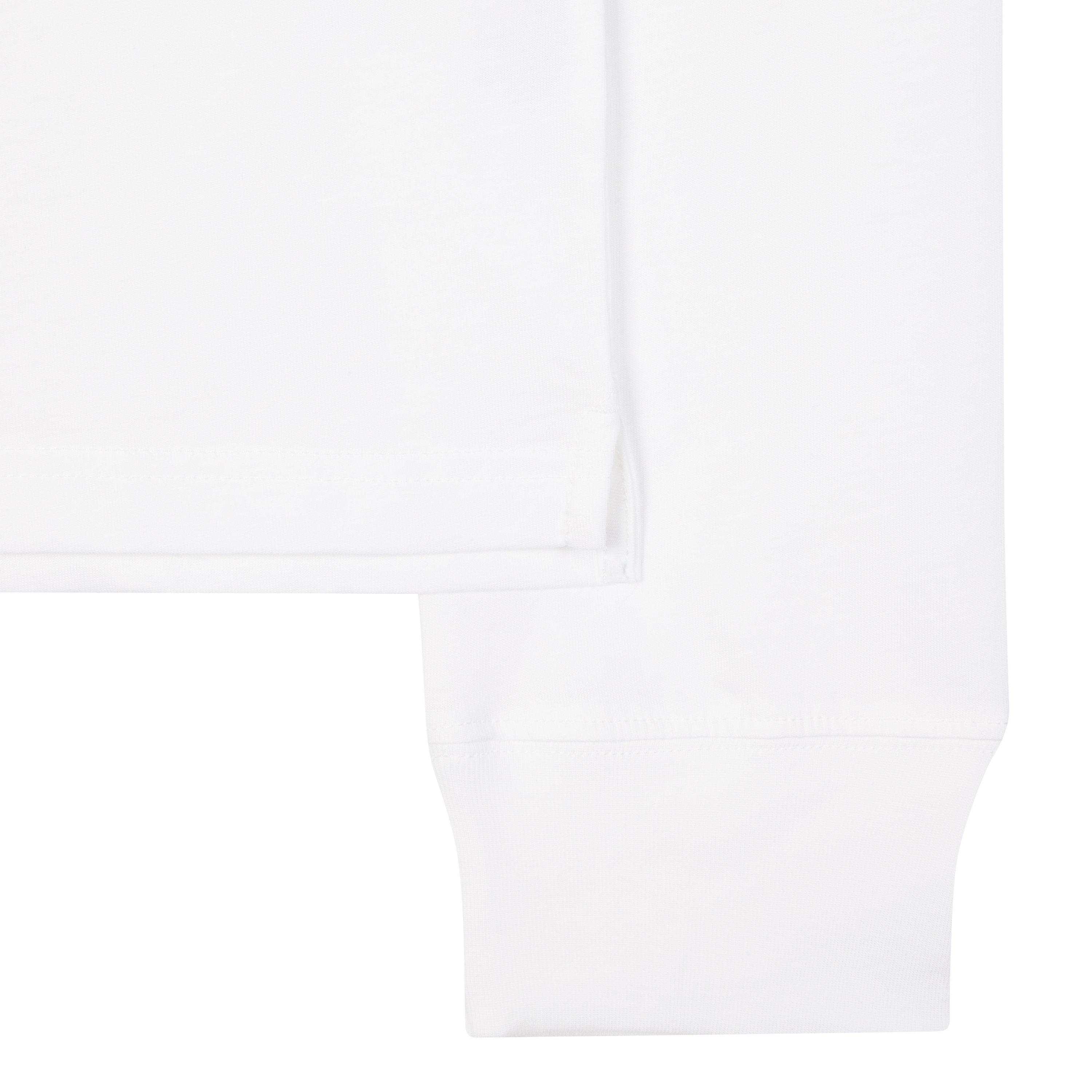 White 01 - PS Paul Smith - Zebra Long Sleeve T Shirt - 4