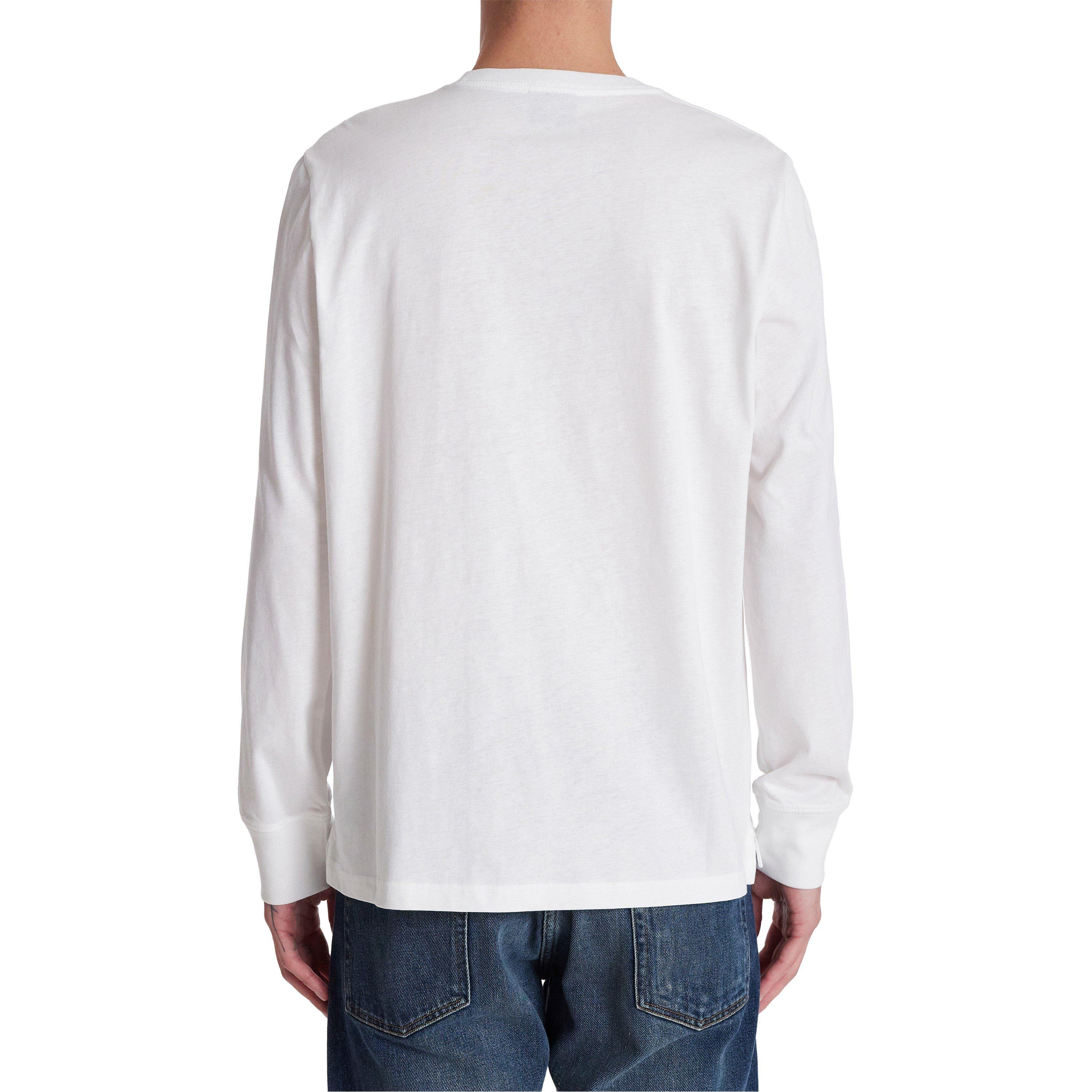 White 01 - PS Paul Smith - Zebra Long Sleeve T Shirt - 5