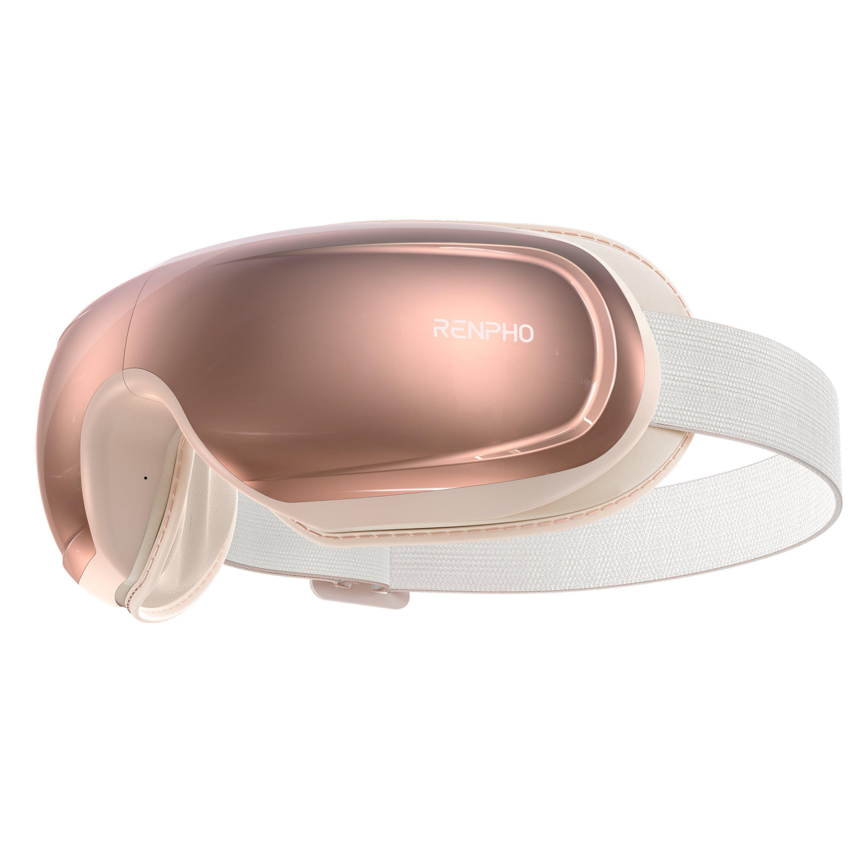 Pink - Renpho - Eyeris 3 - Voice Controlled Eye Massager Rose Gold - 8