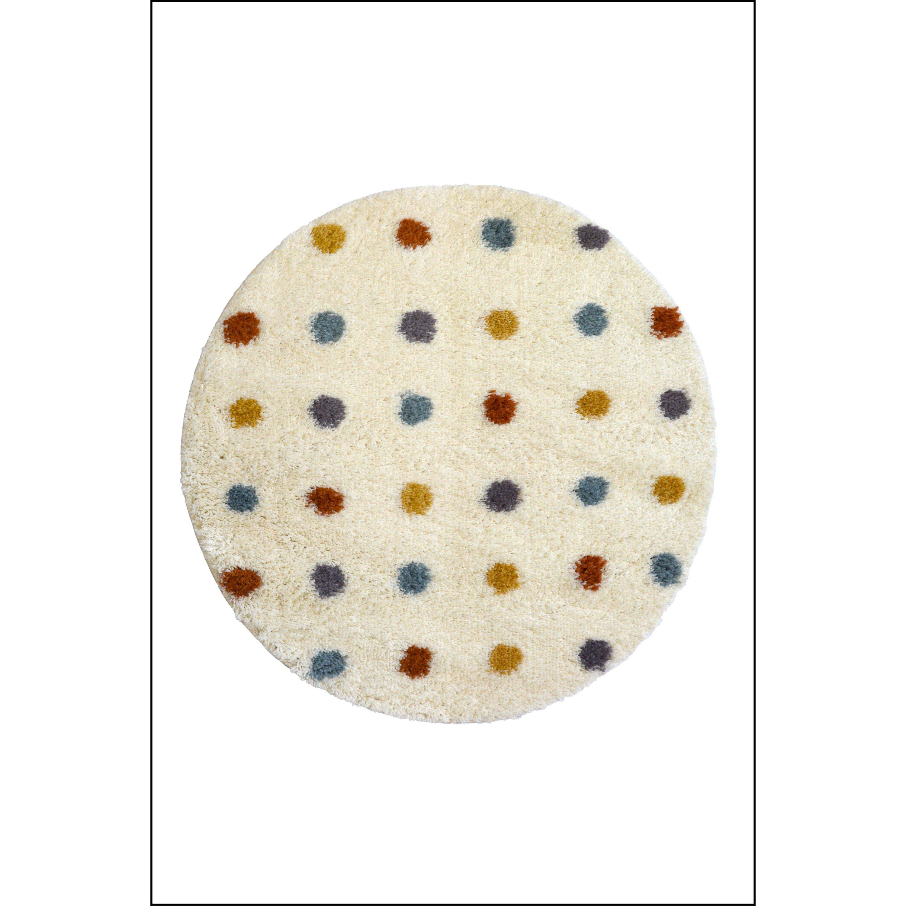 Homemaker  Snuggly Spots Rug Circle  - 100x100cm